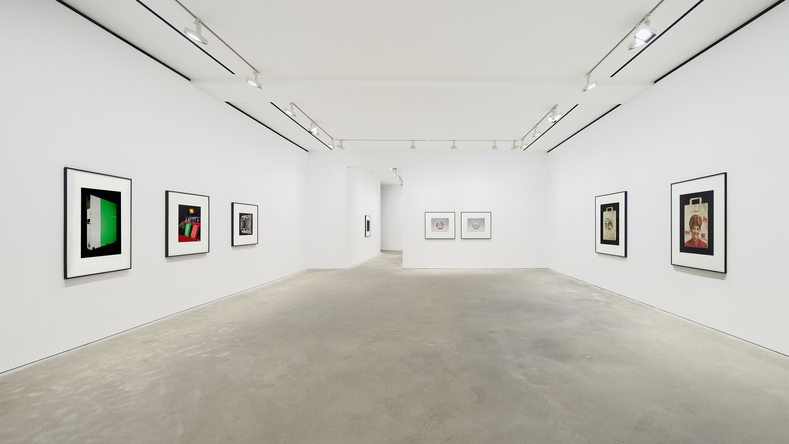 An Installation view, Christopher Williams: R59C Keystone Shower Door Chrome Raindrop, David Zwirner, Hong Kong, dated 2023