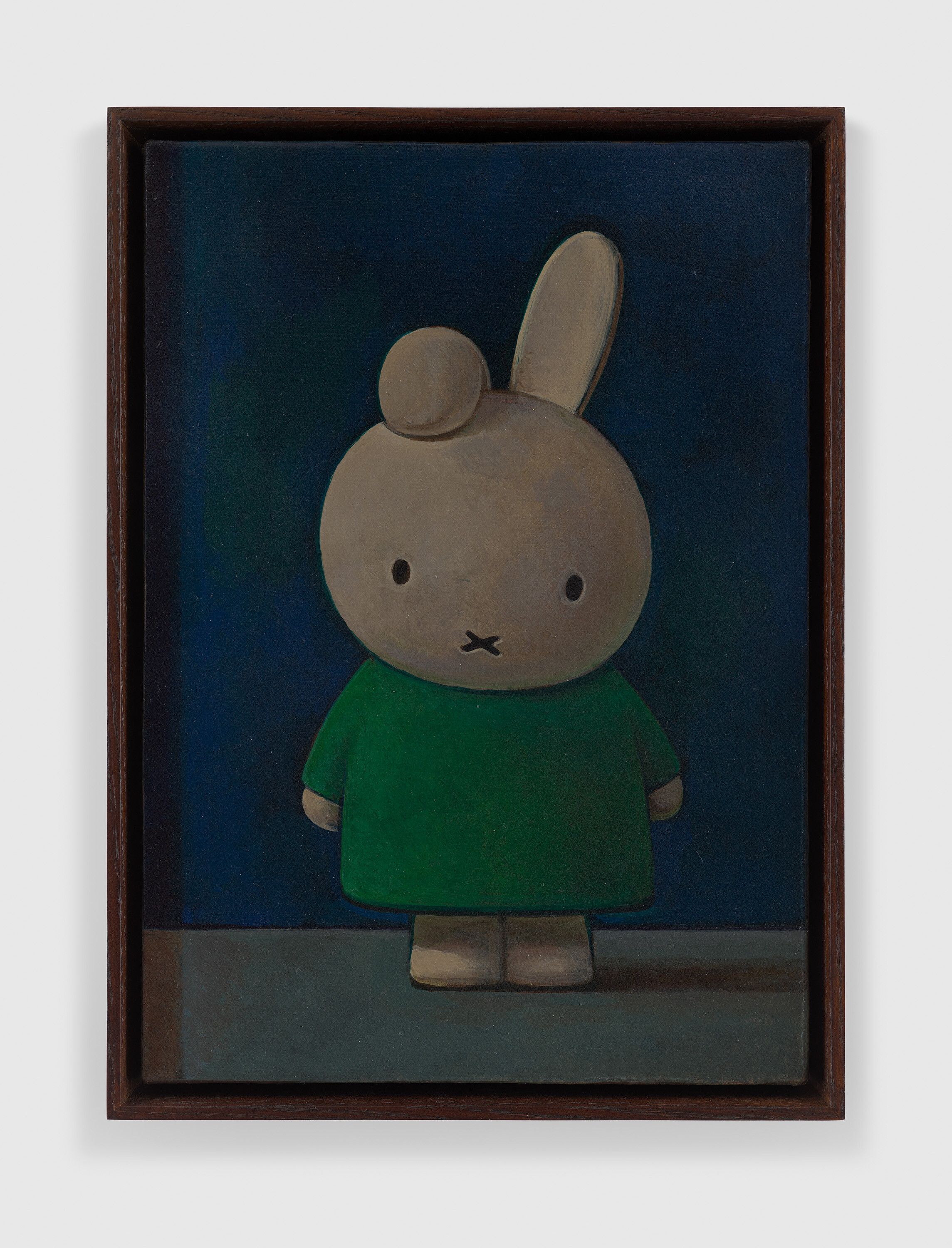 A painting by Liu Ye, titled Miffy, dated 2021.