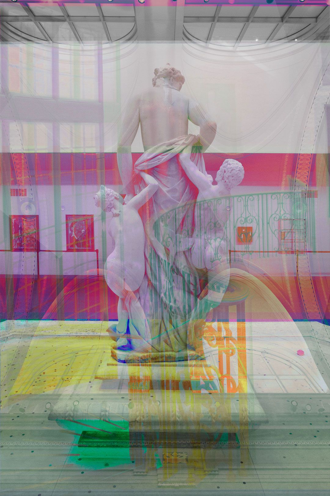 A photograph by James Welling, titled Avery Court, dated 2014