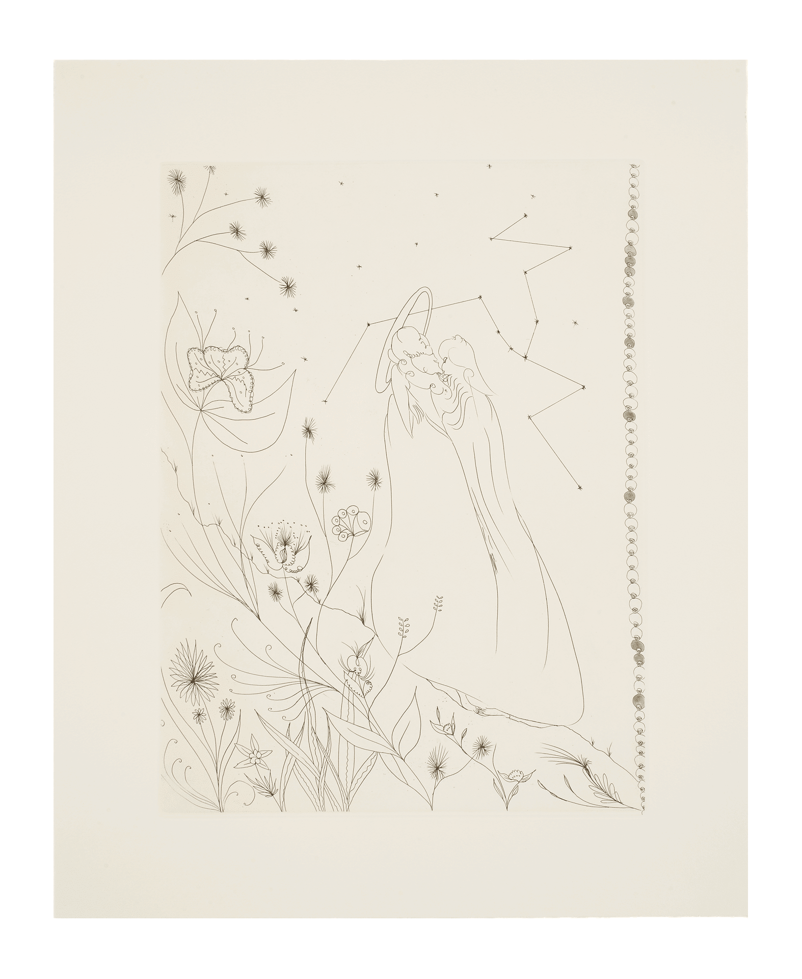 A portfolio of 11 intaglio prints by Chris Ofili, titled The Agony in the Garden, dated 2007.