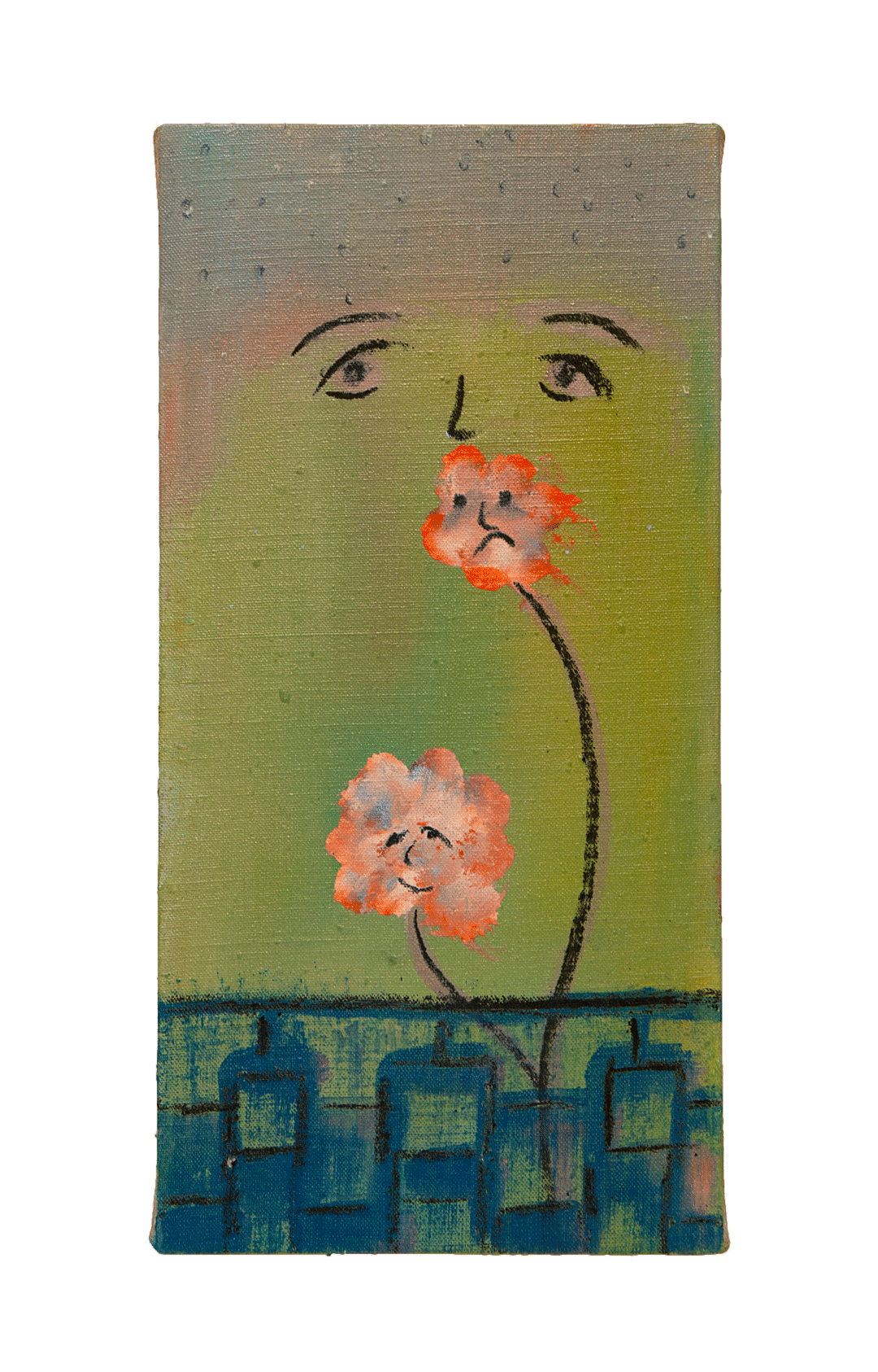 A painting by Owen Fu titled To stray, dated 2019.