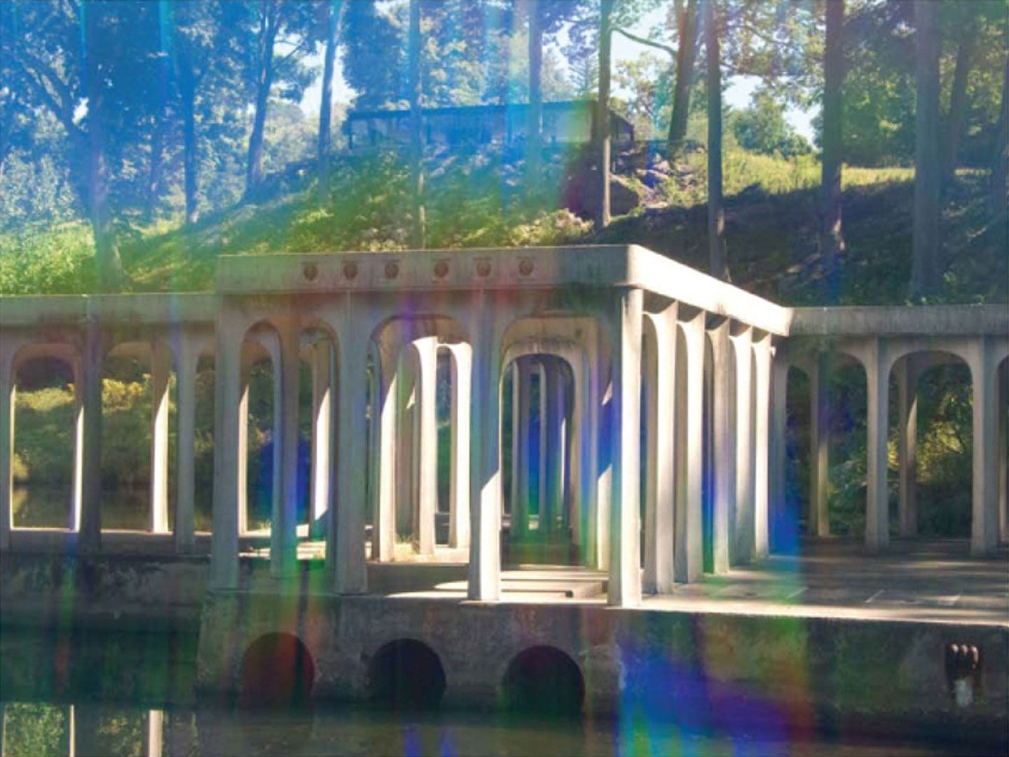 A photograph by James Welling, titled 4351, dated 2007