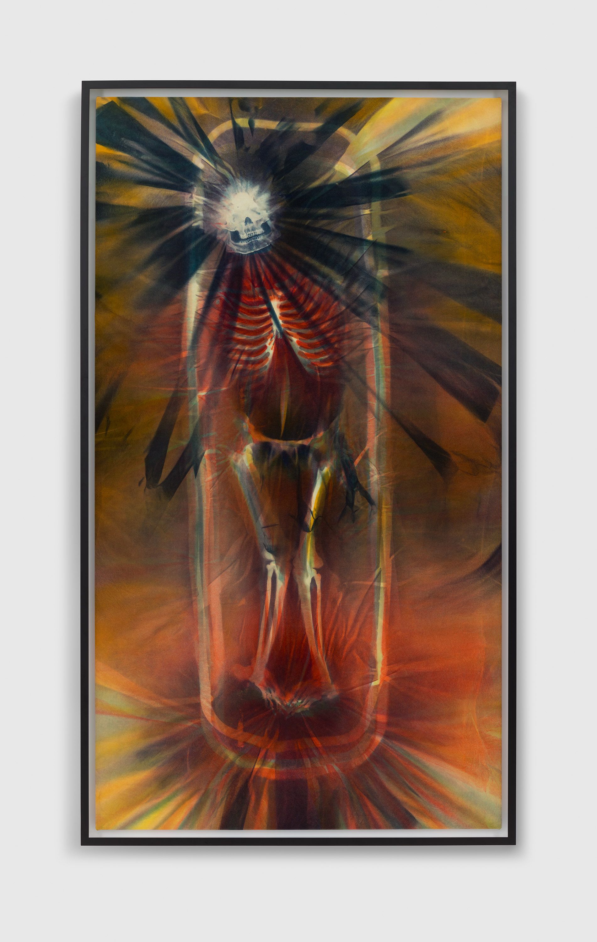 A mixed media artwork by Andra Ursuta, titled Nocturnal Omission, 2021 to 2022.