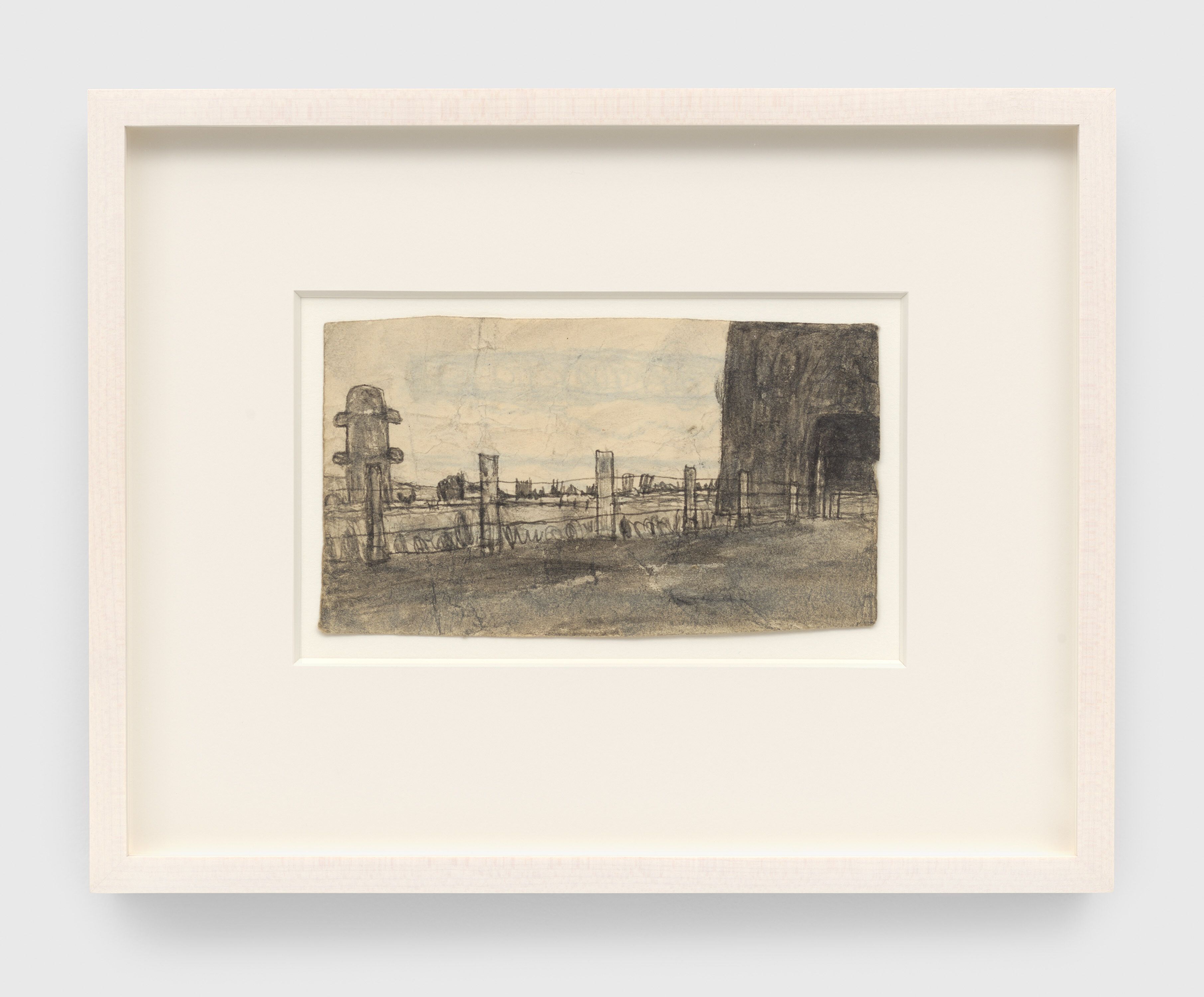 An untitled drawing by James Castle, undated.