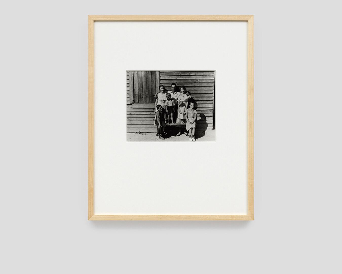A photo from a series by Sherrie Levine, titled After Walker Evans: 1–22, dated 1981.