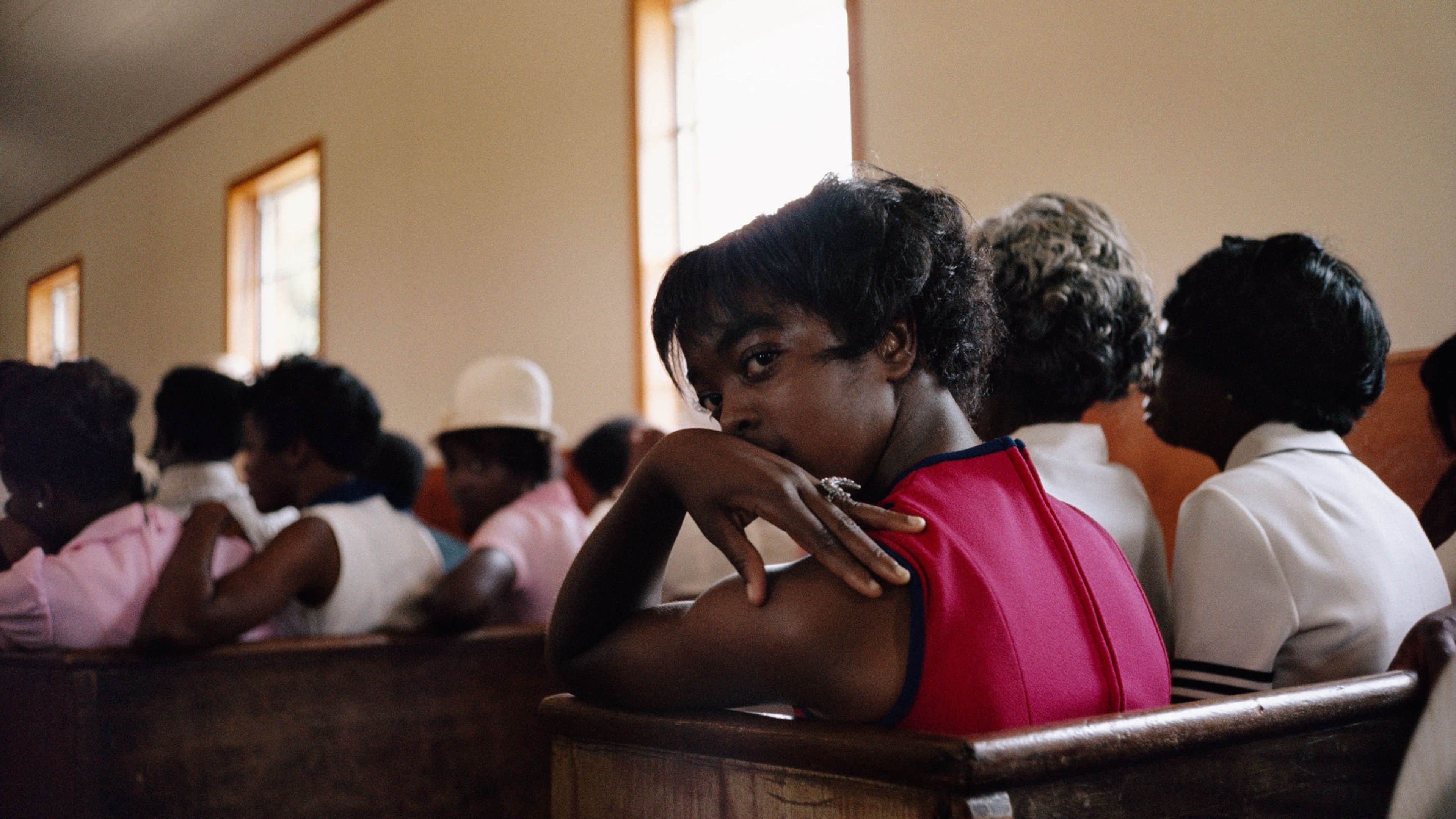 A detailed view of William Eggleston’s photograph, Untitled, dated in the early 1970s