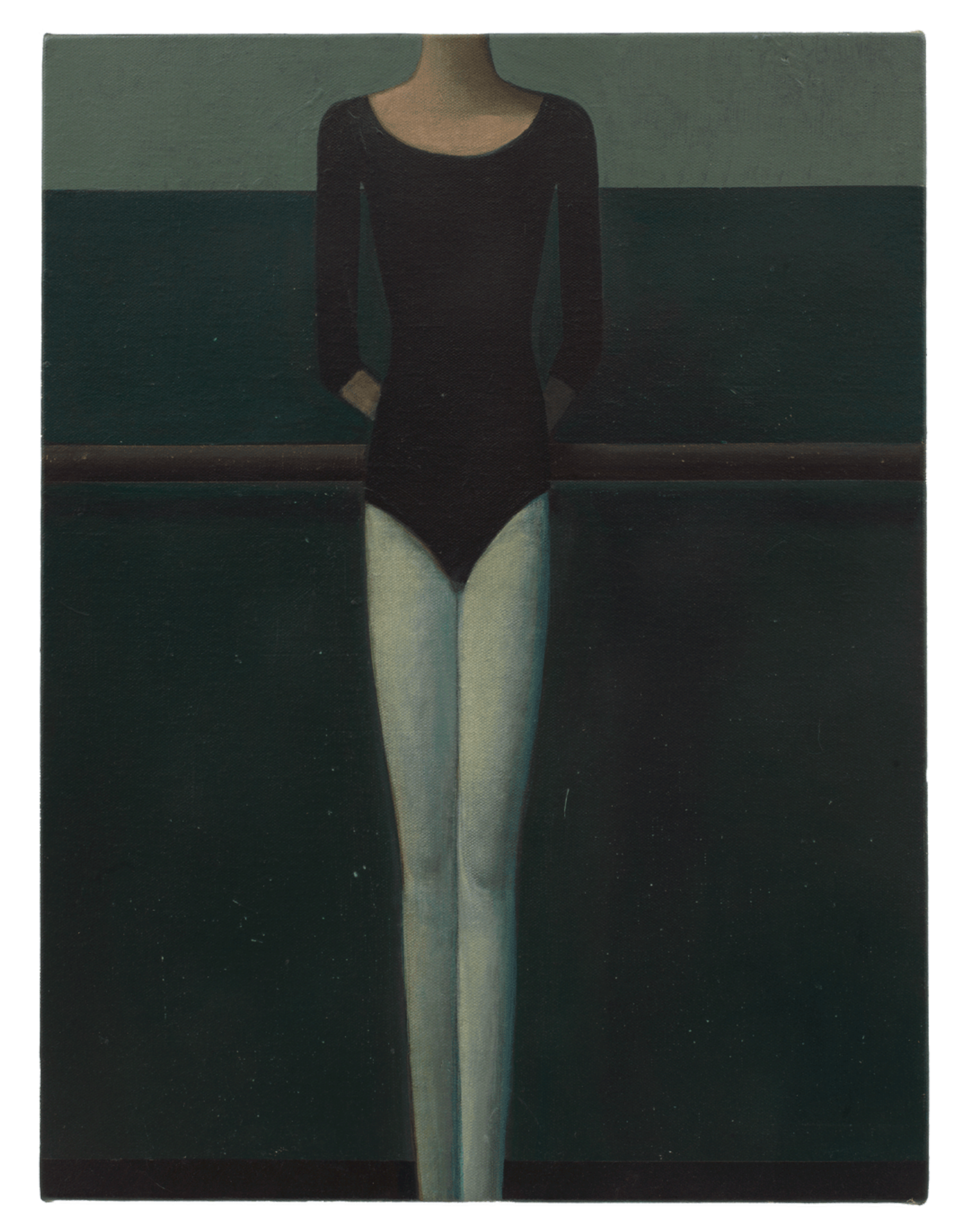 A painting by Liu Ye, titled Ballet Lesson, dated 2009.