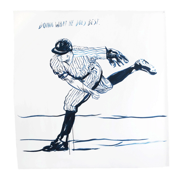 Raymond Pettibon — No Title (Doing what he...)