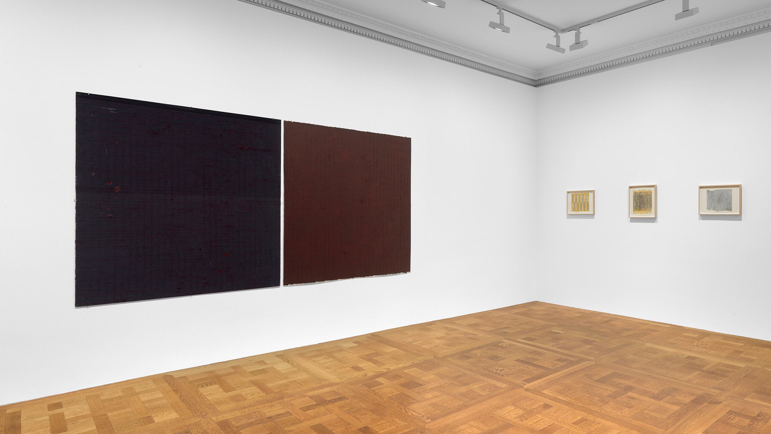 "An Installation view, Merrill Wagner, David Zwirner, New York, dated 2022
