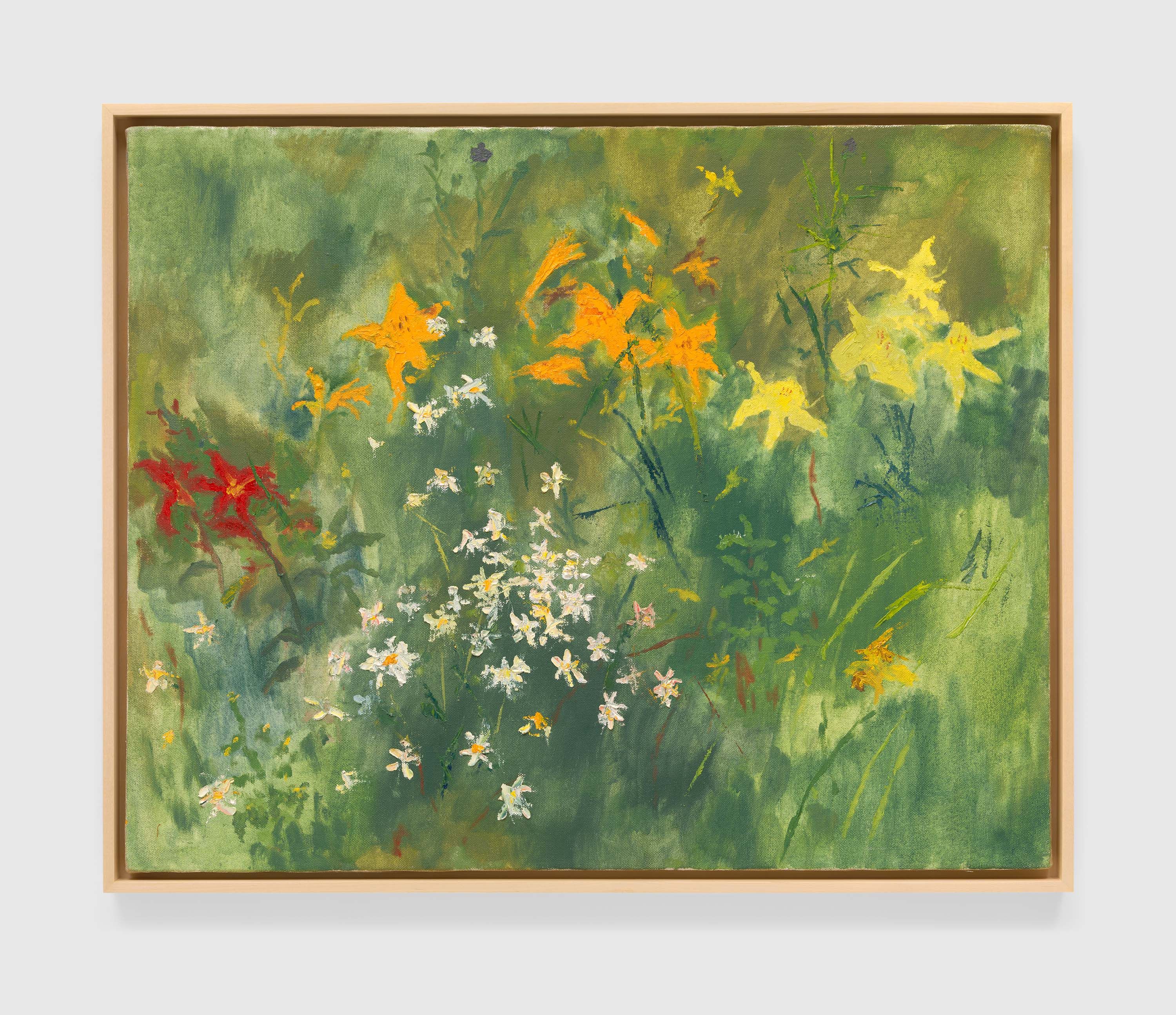 A painting by Merrill Wagner, titled June #14, dated 1997.