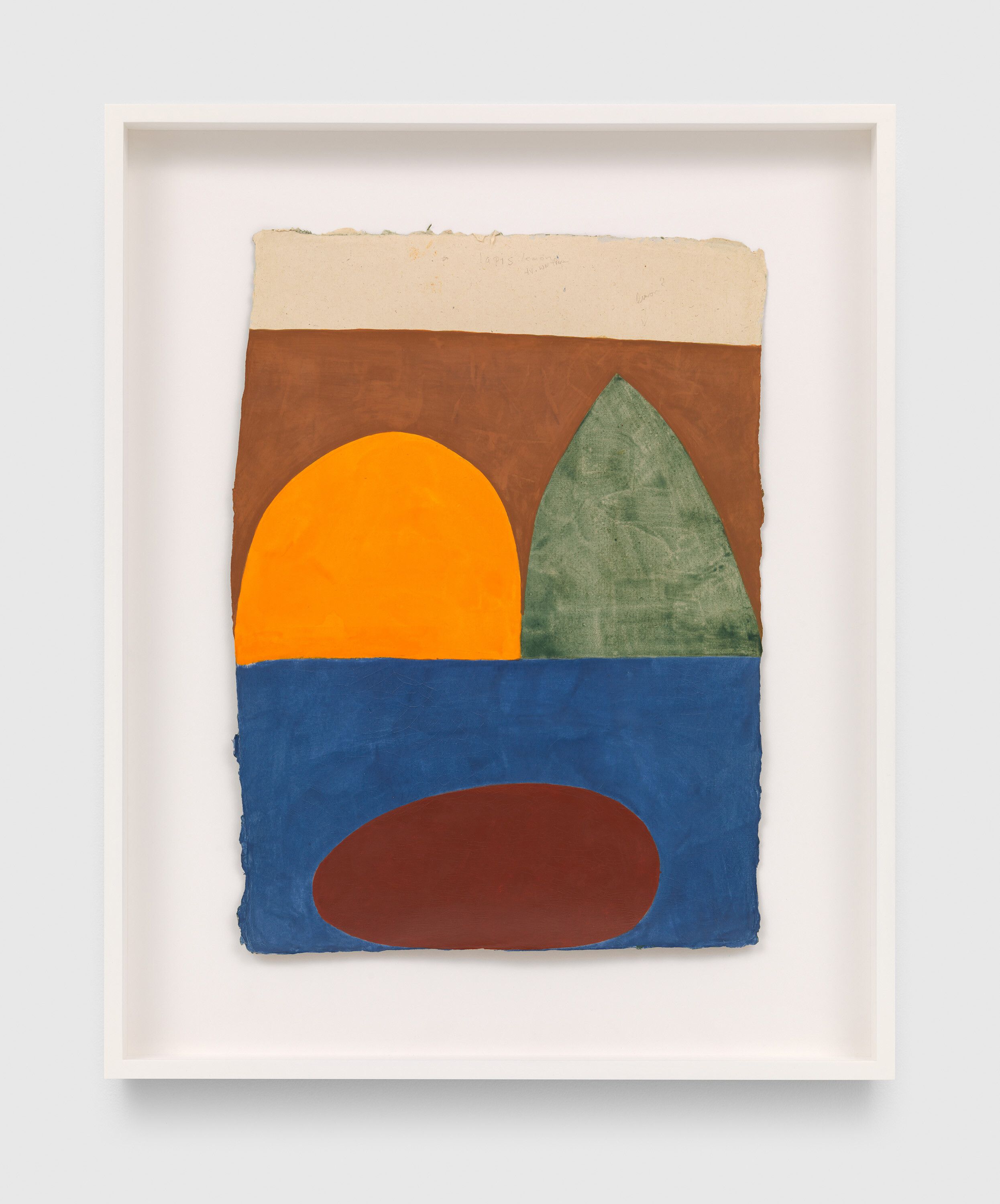 A work on paper by Suzan Frecon, titled colors (resolution), dated 2022.