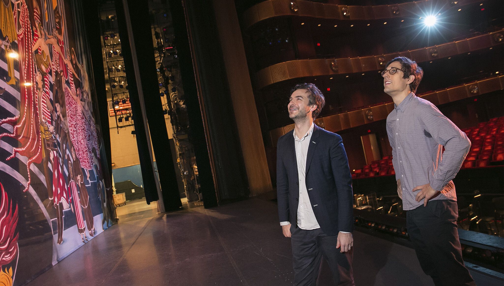 Marcel Dzama and Justin Peck, dated 2016. Photo by Erin Baiano