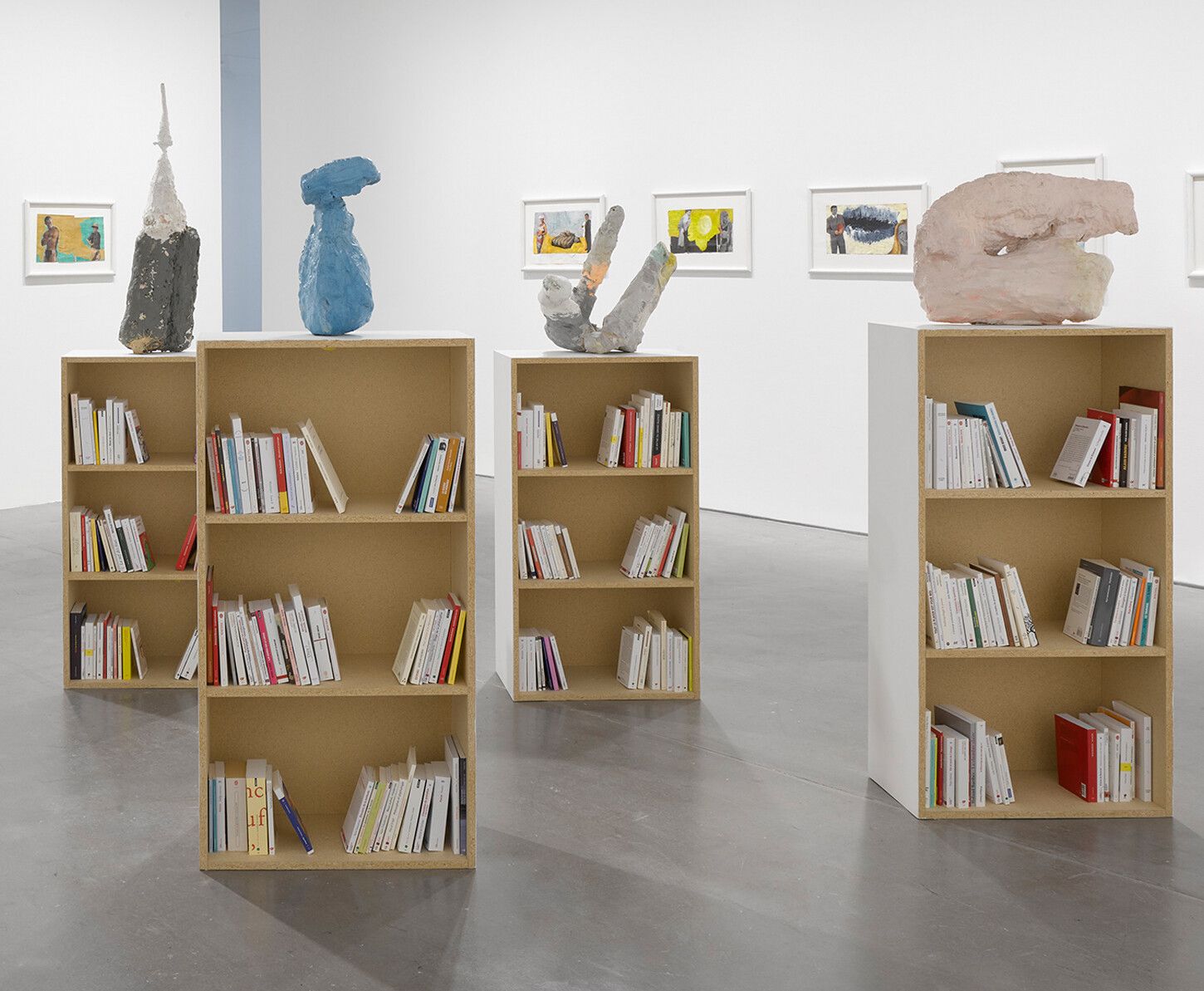 An Installation view, Franz West, David Zwirner, Paris, 2023