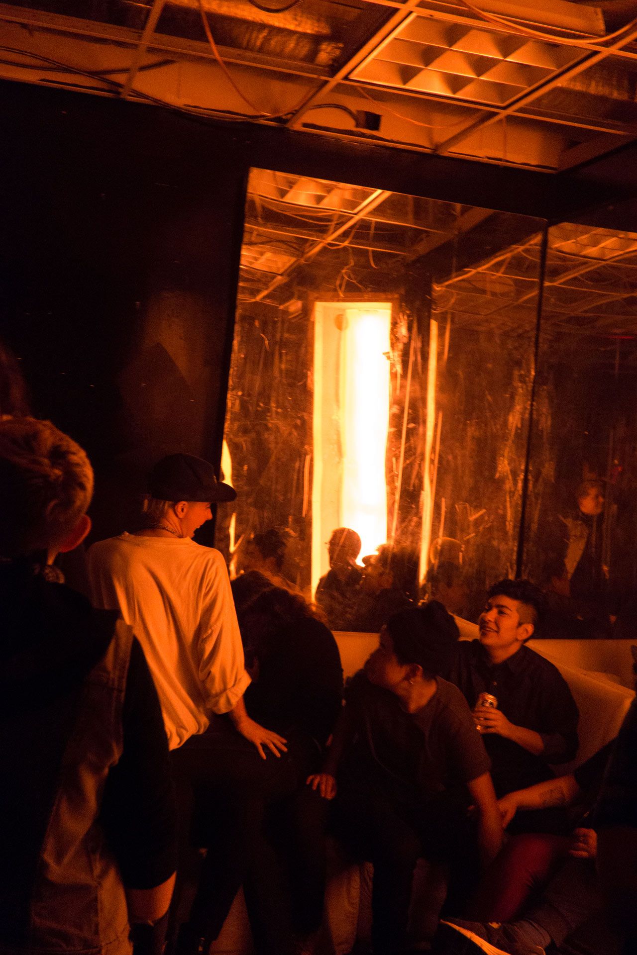 A photograph by Wolfgang Tillmans, titled The Spectrum / Dagger, dated 2014.