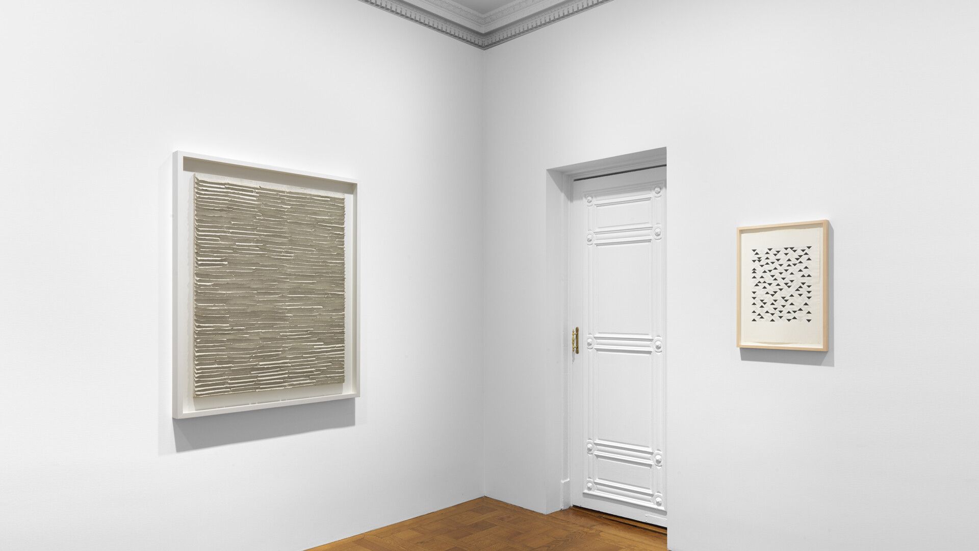 An installation view of an exhibition titled Pure Form at David Zwirner in New York, in 2021.