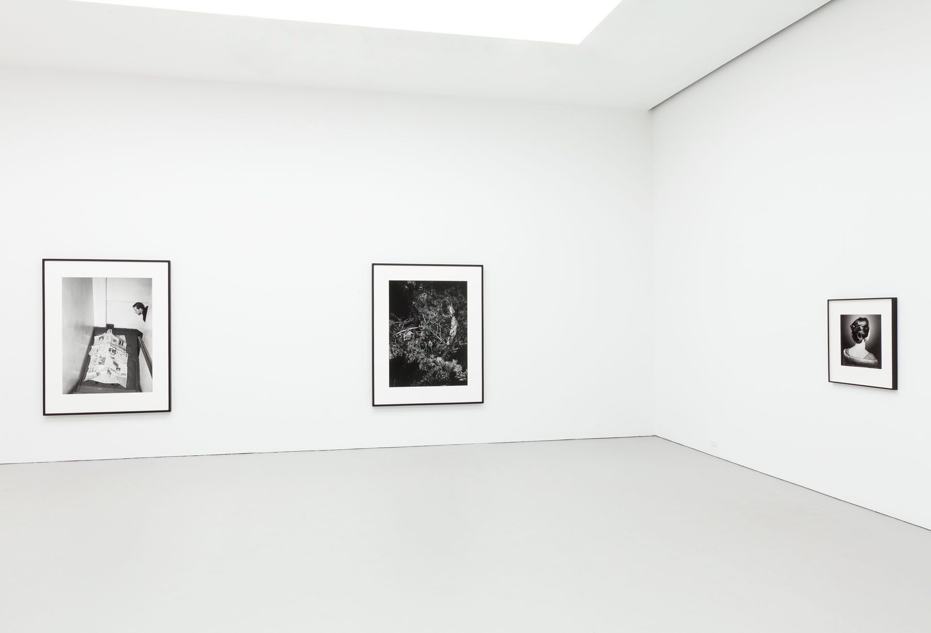 Installation view of the exhibition Stan Douglas: Midcentury Studio, at David Zwirner in New York, dated 2011.