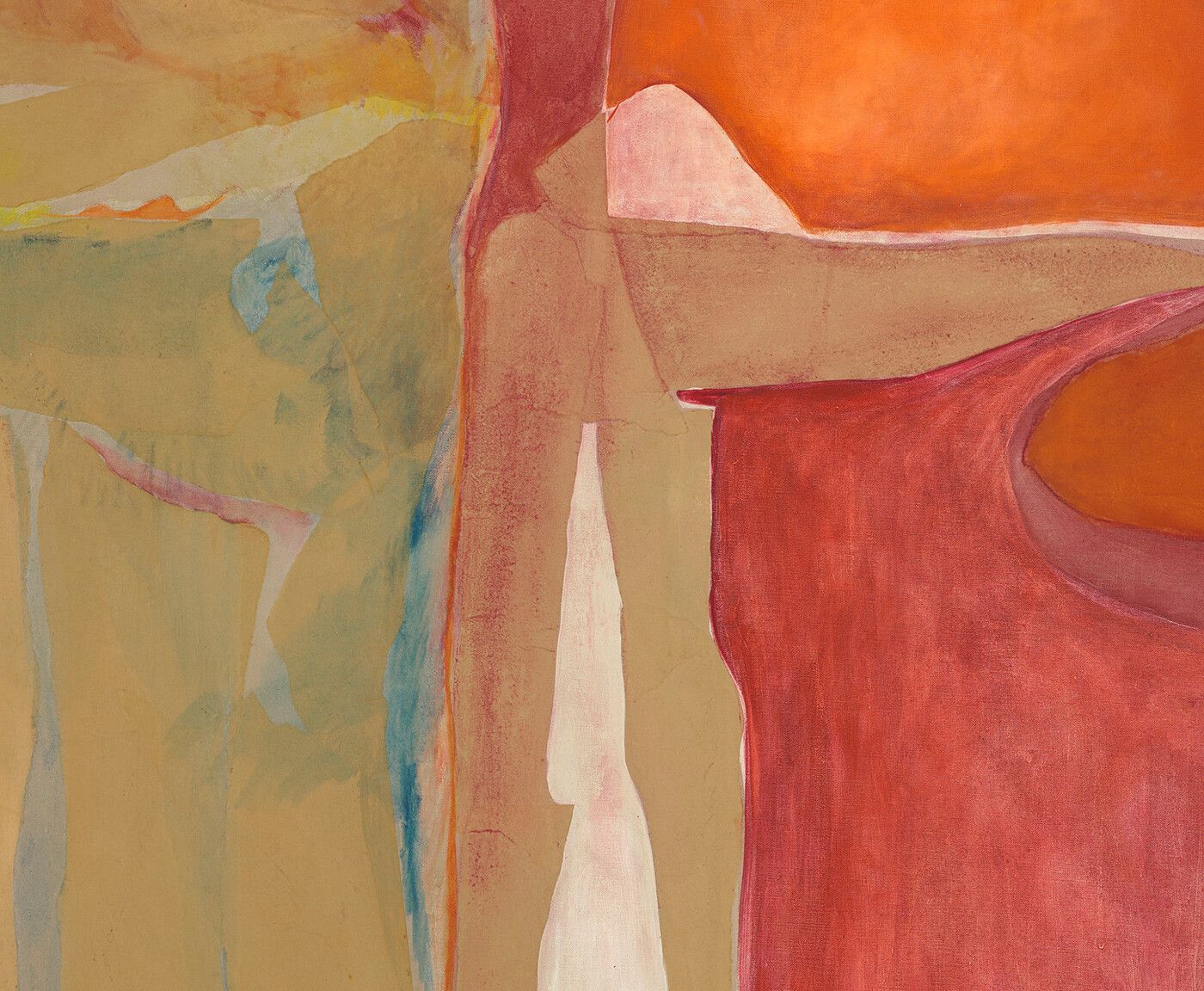 Betty Blayton, a detail of the work titled Reaching for Center, dated 1970