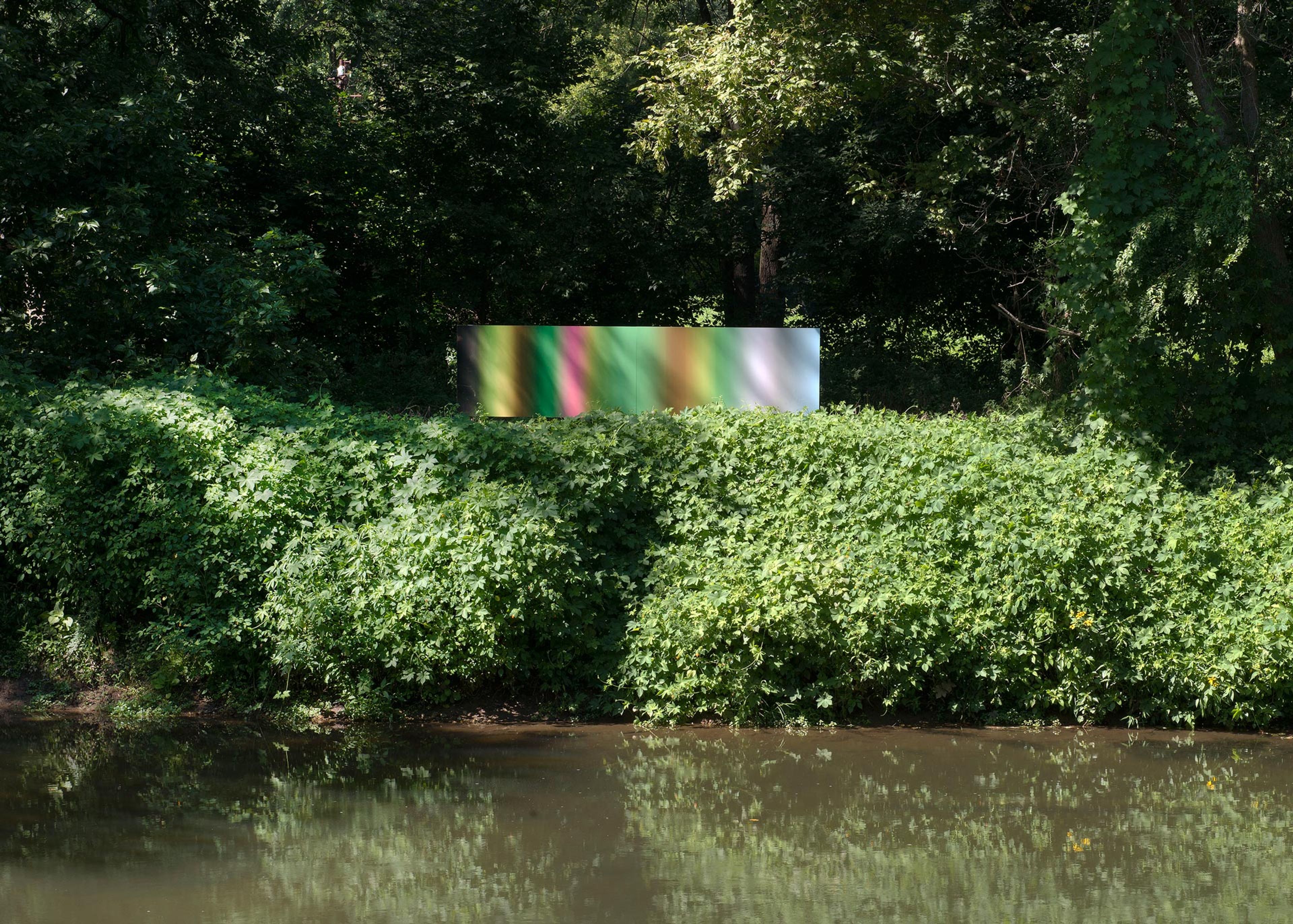 Installation view of the exhibition, Things Beyond Resemblance: James Welling Photographs at the Brandywine River Museum of Art, dated 2015.