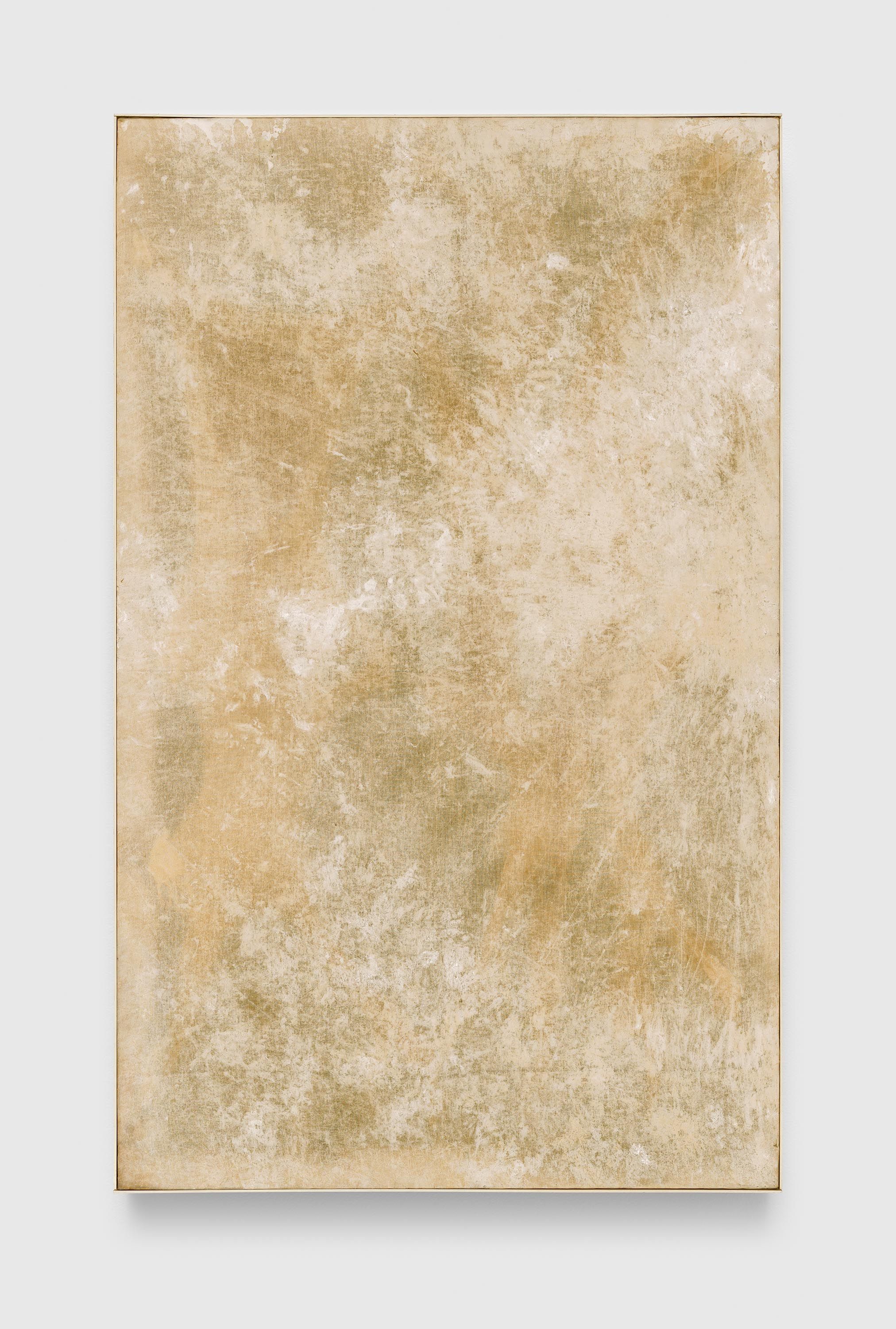 A painting by Franco Angeli, titled Povera Francia, dated 1961.