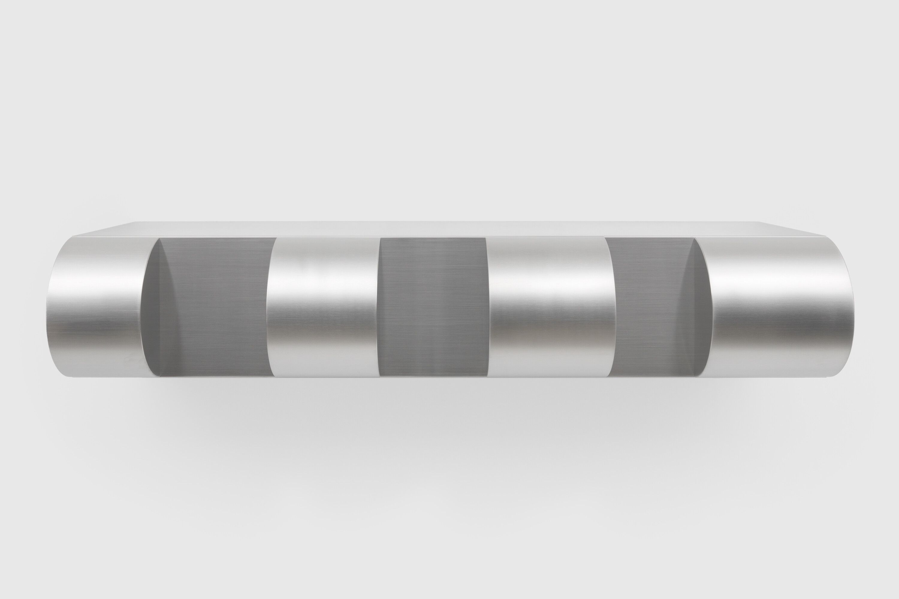 An untitled sculpture by Donald Judd, dated 1976.