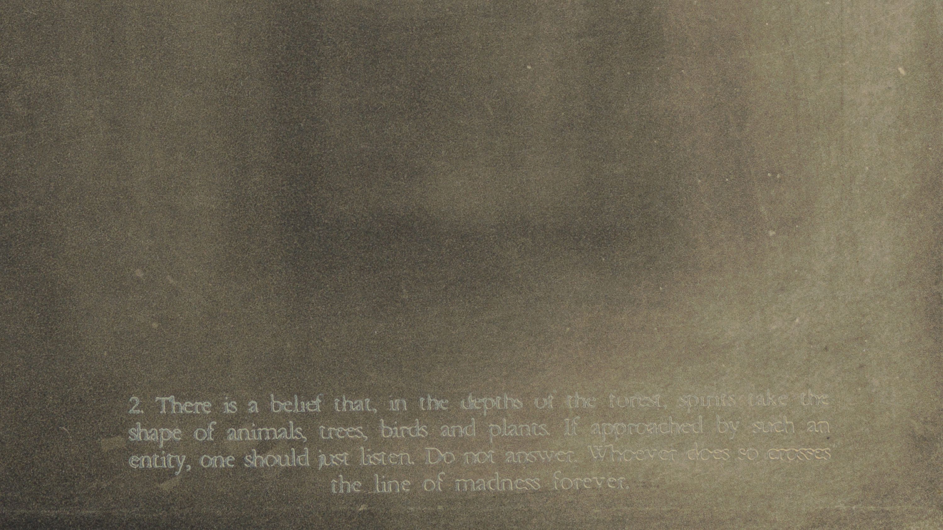 Detail of a print by Lucas Arruda, titled "Untitled," dated 2023