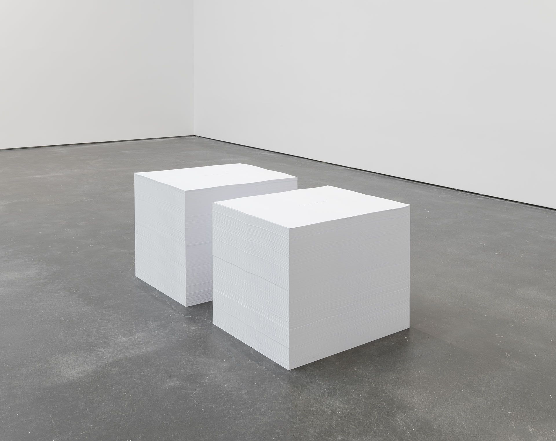 "Untitled" A sculpture by Felix Gonzalez-Torres, titled "Untitled", dated 1989 to 1990.