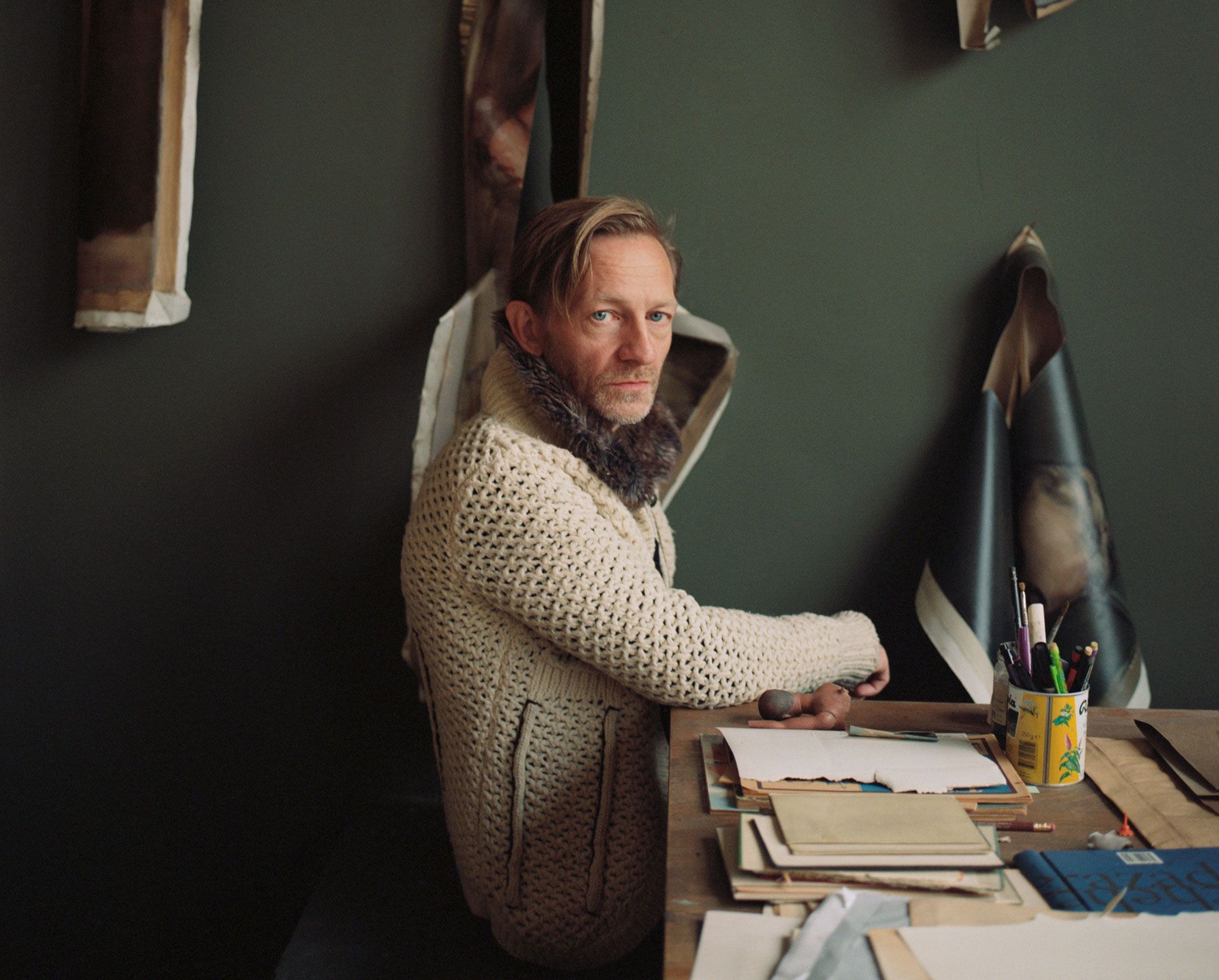 A photograph of Michael Borremans, dated 2015