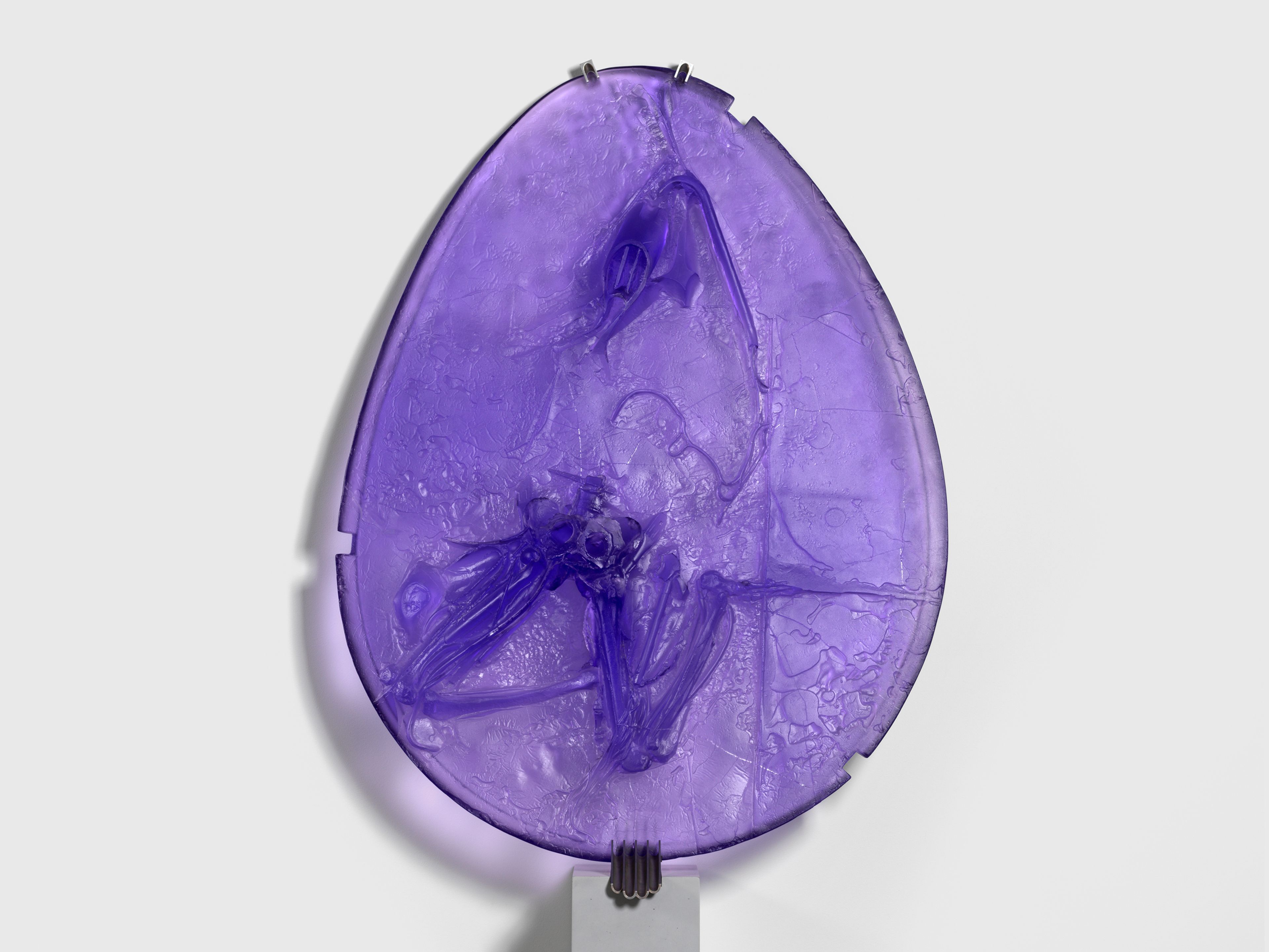 A sculpture by Andra Ursuta, titled Private Dancer (Purple), dated 2025.
