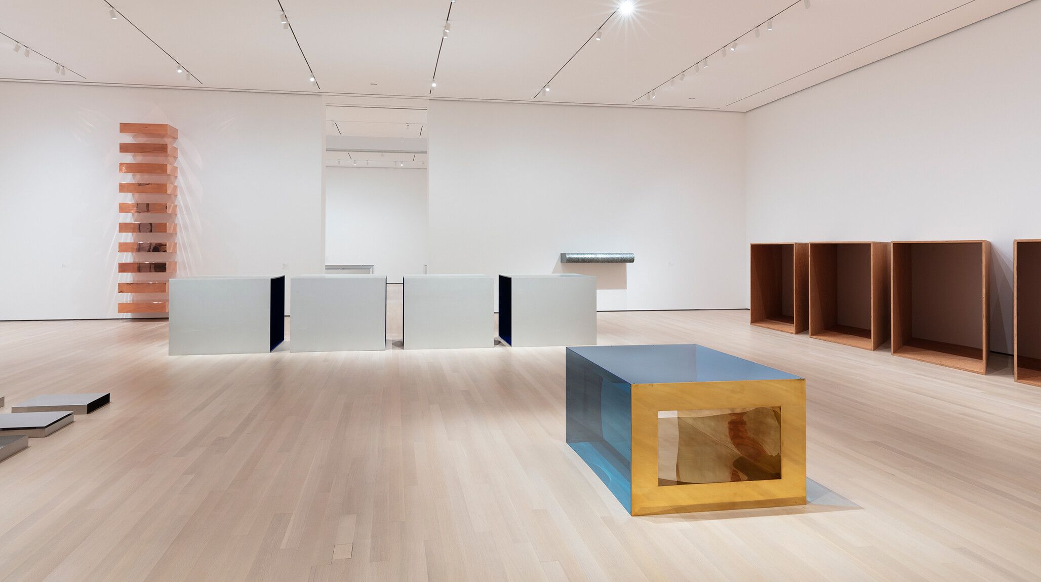 An Installation view, Judd, Museum of Modern Art, New York, dated 2020