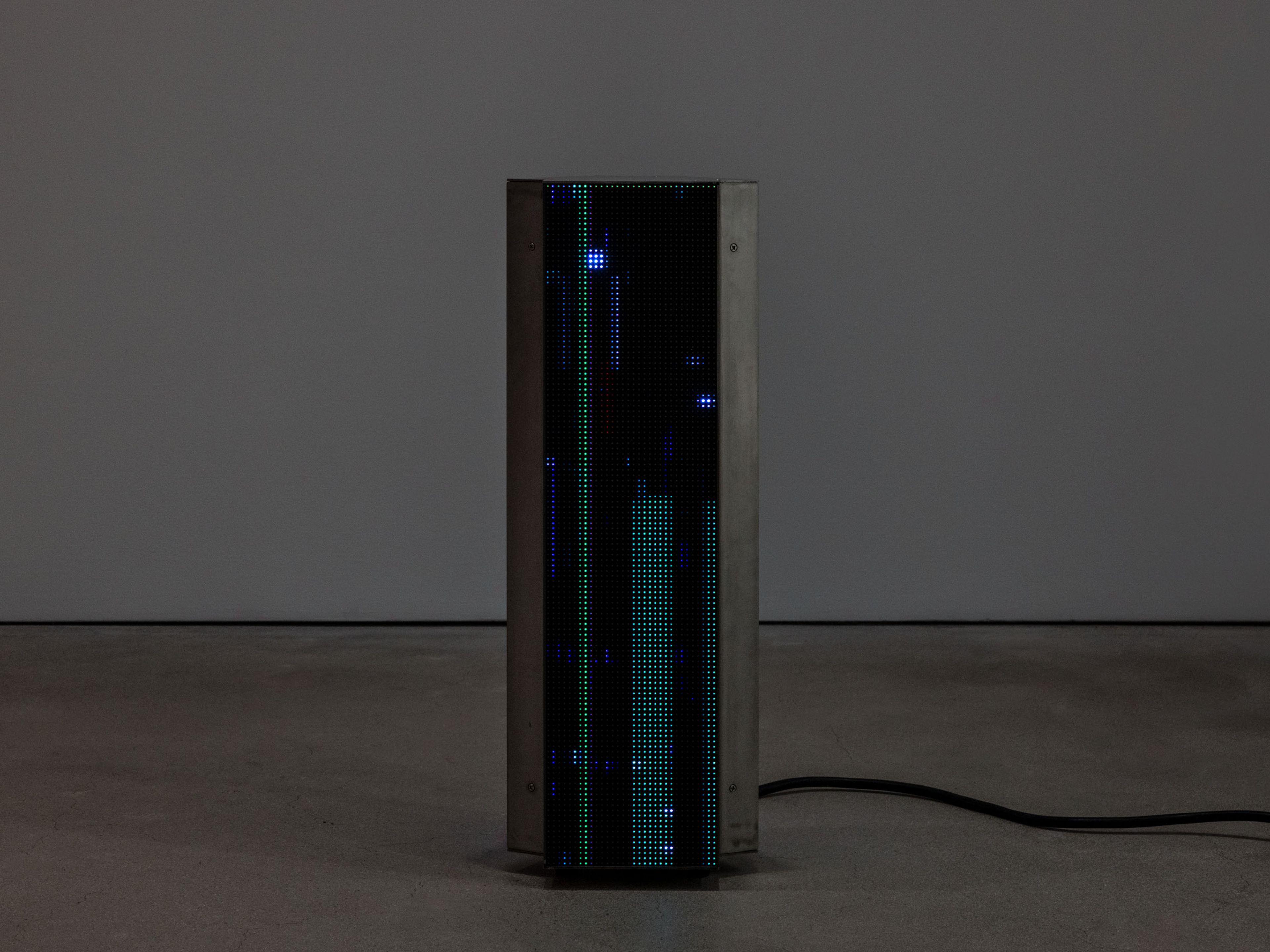 A sculpture by Chen Wei, titled Trouble Malevich #24320, dated 2024.