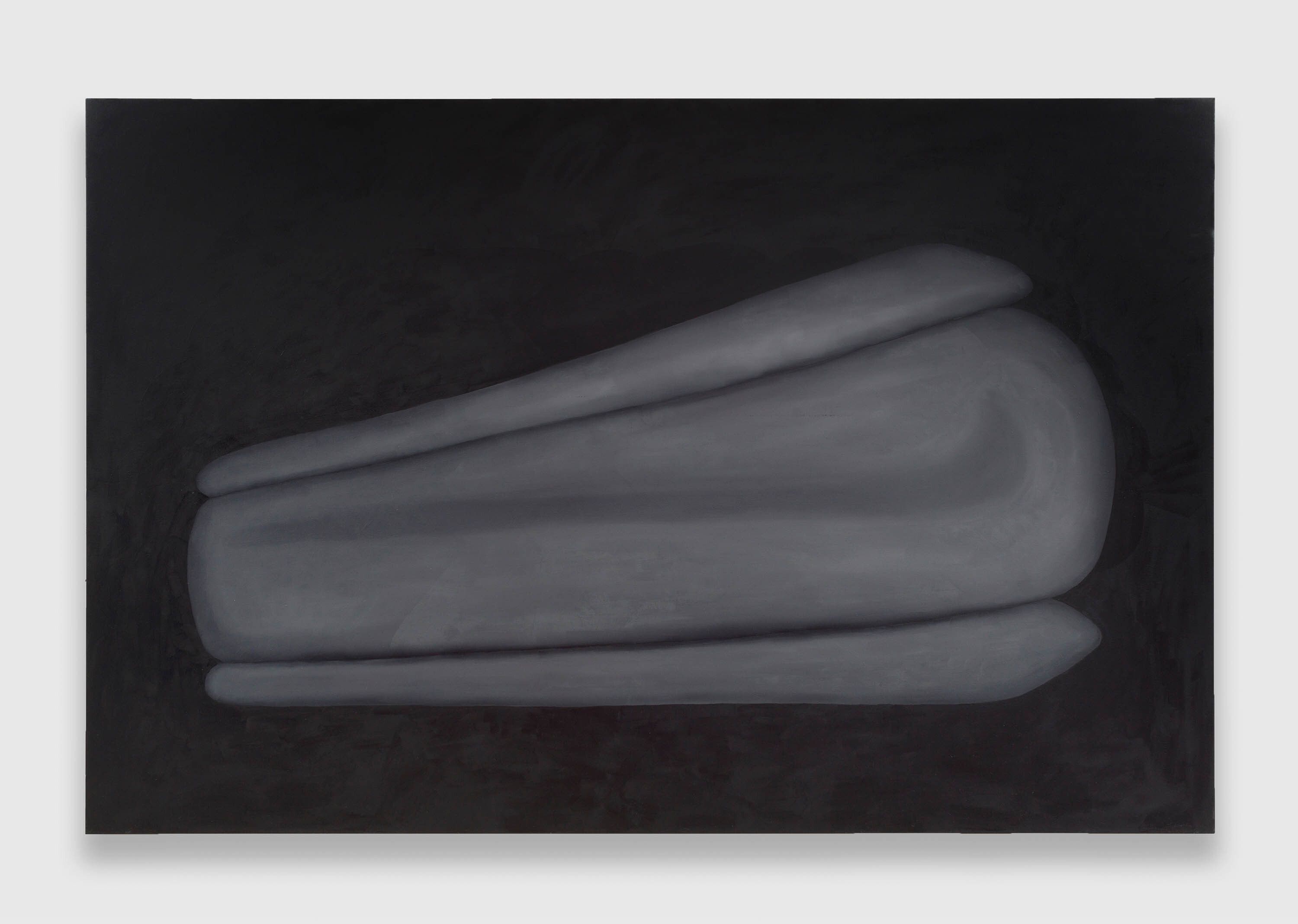 A painting by Raphaela Simon, titled Knorpel (Cartilage), dated 2021.