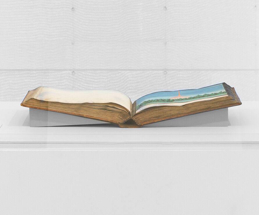 Installation view of the exhibition titled Seen in the Mirror: Things from the Cartin Collection at David Zwirner New York, dated 2021