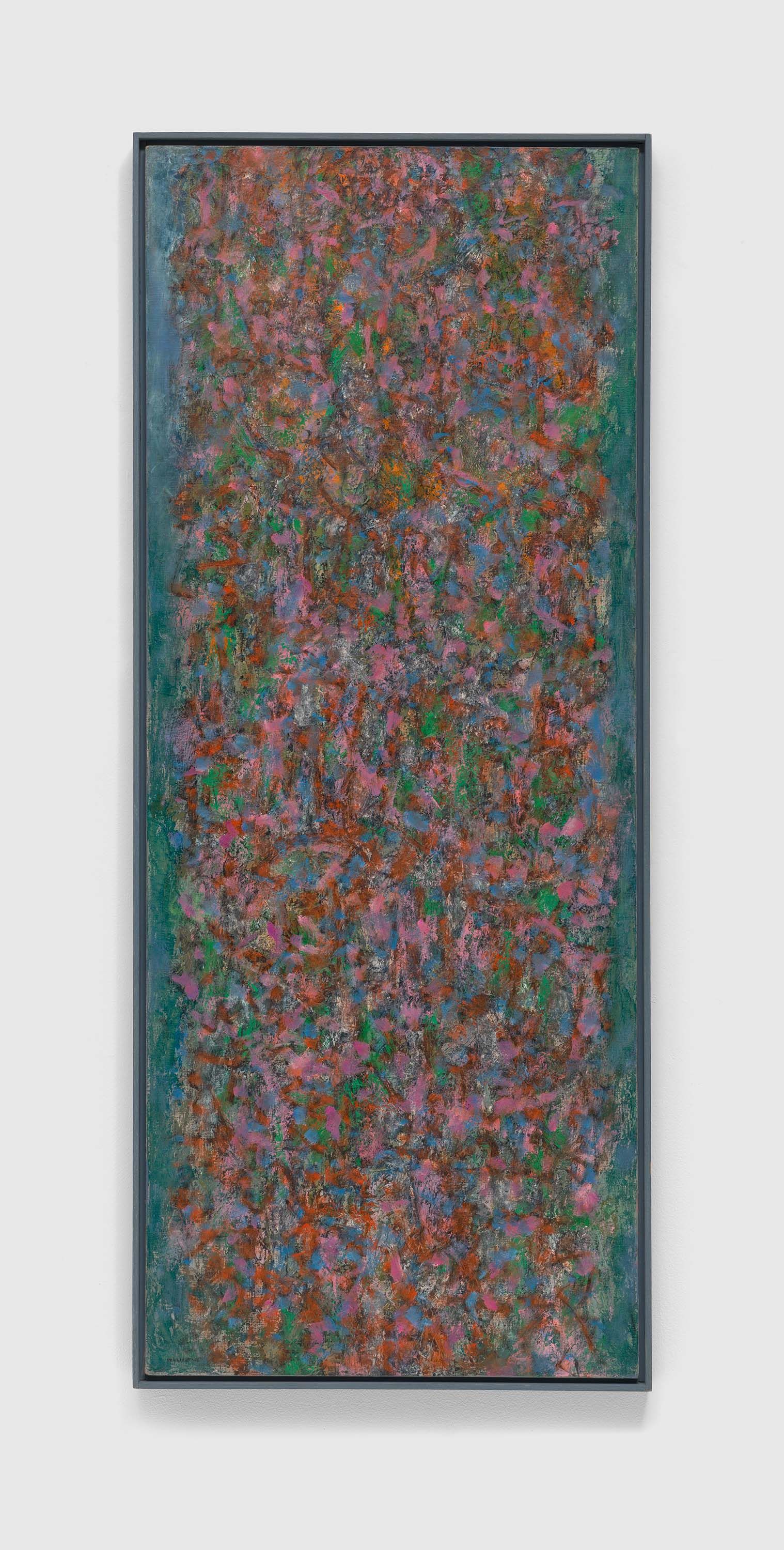 A painting by Ad Reinhardt, titled Painting, dated 1946.