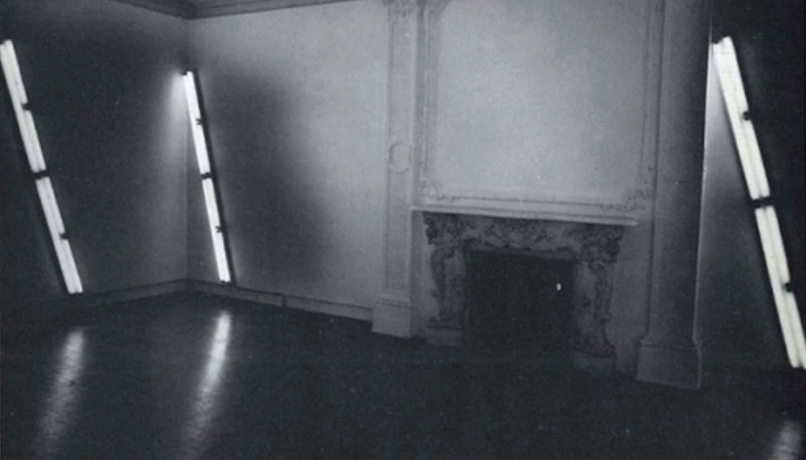 An Installation view, Dan Flavin, Kornblee Gallery, 58 East 79th Street, New York, January 7–February 2, dated 1967