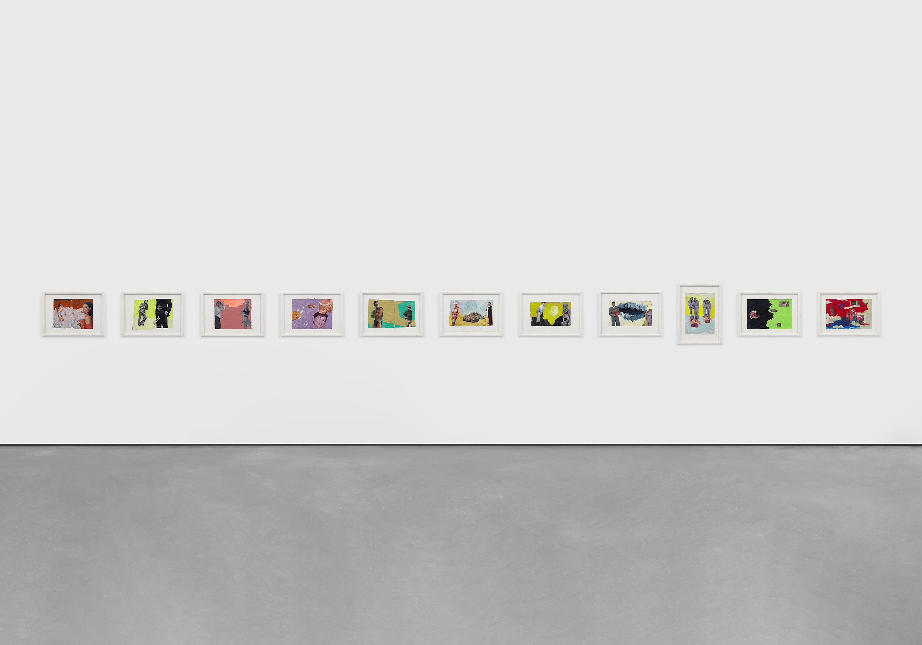 A work on paper by Franz West, titled Homepage, dated 2000.