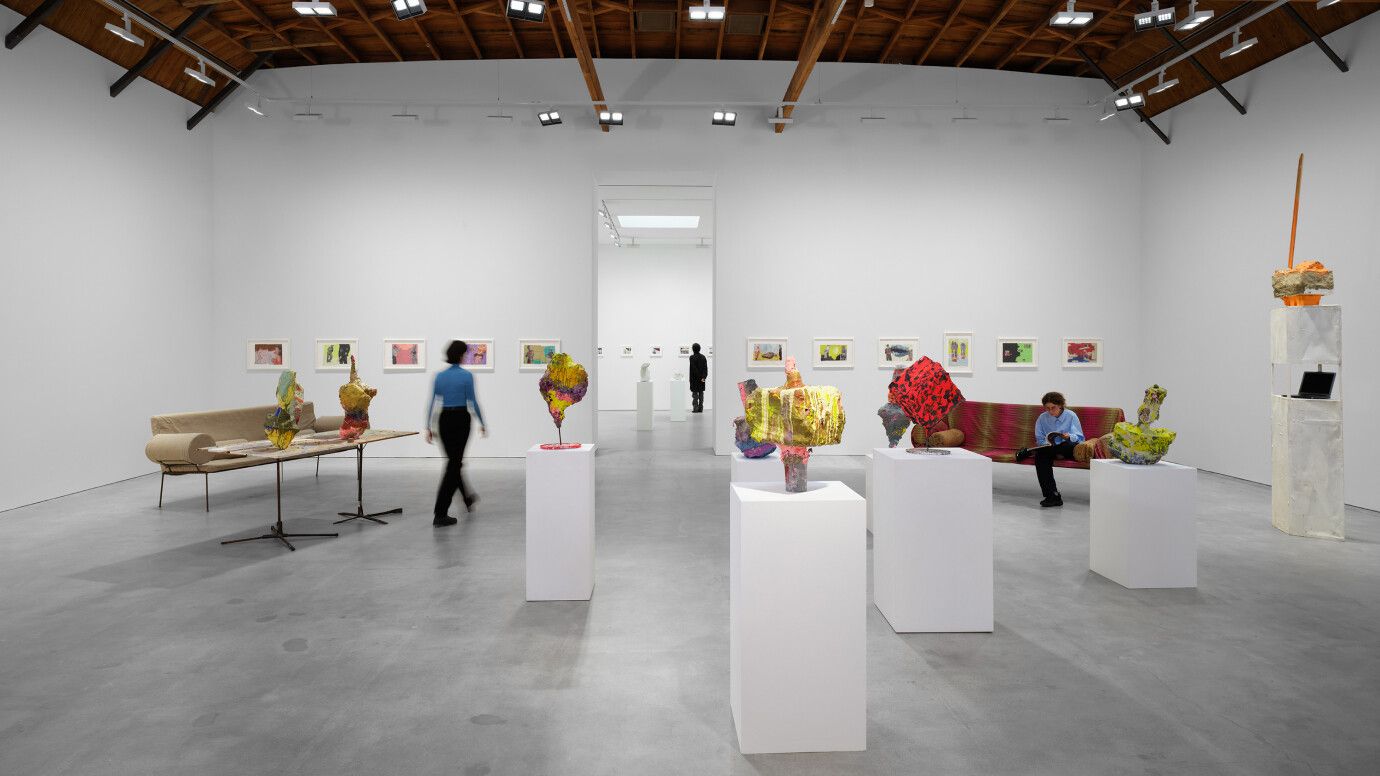An Installation view, Franz West, David Zwirner, Los Angeles, dated 2023