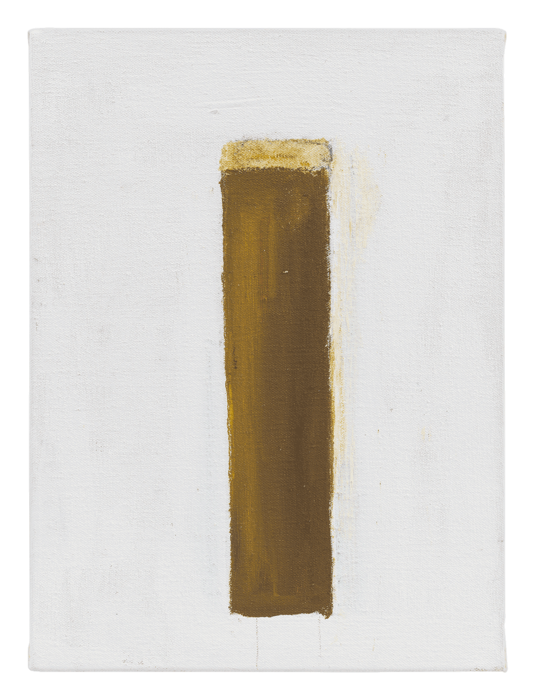 An untitled oil painting on canvas by Raoul De Keyser, dated 2012.