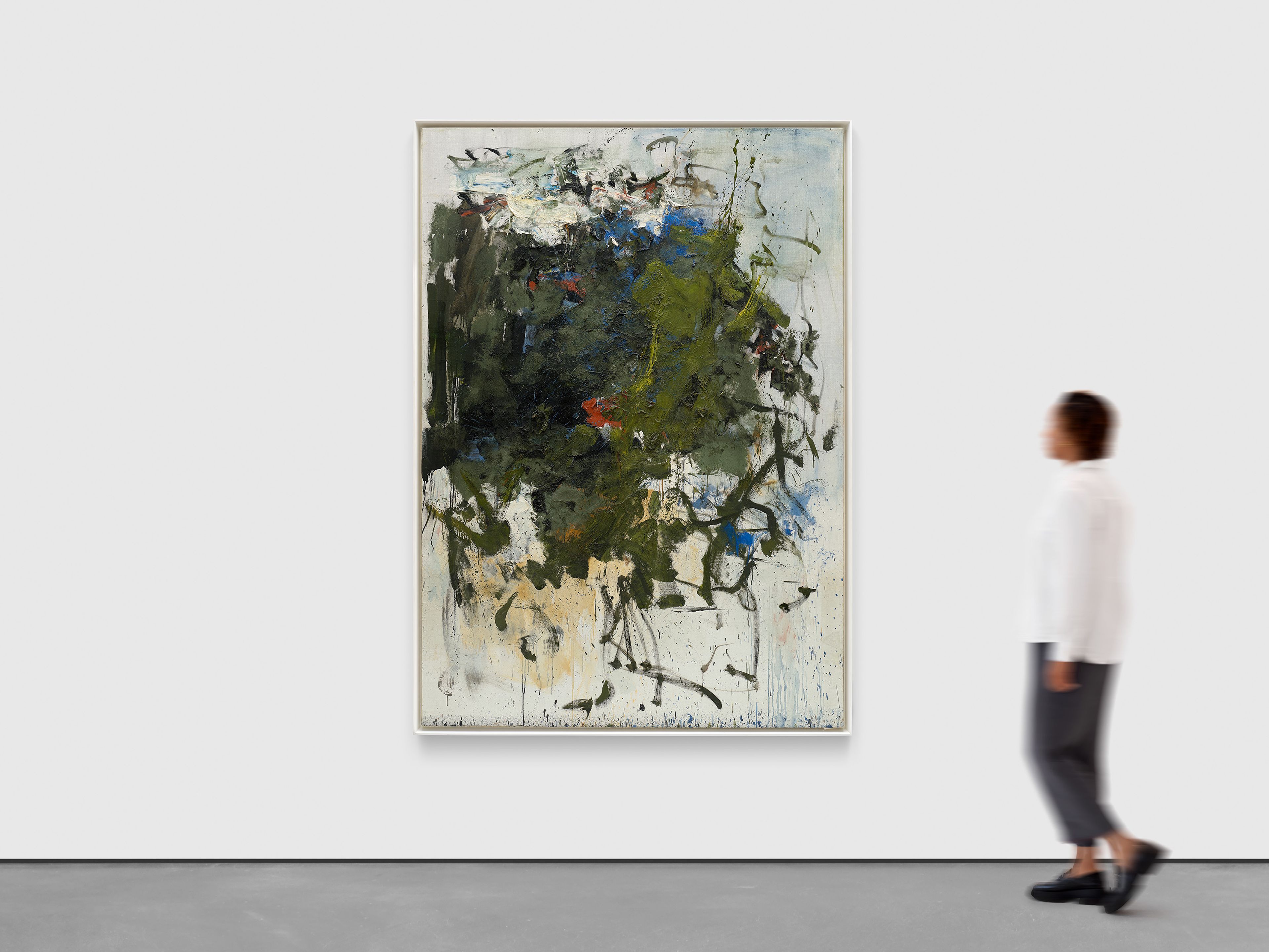 An untitled painting by Joan Mitchell, dated circa 1964.