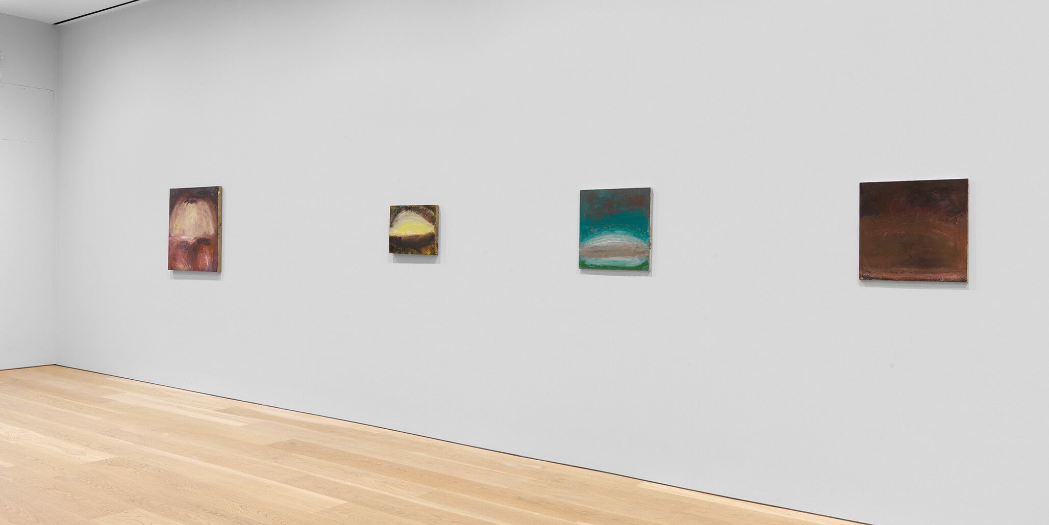 An installation view of an exhibition titled Jesse Murry: Rising, at David Zwirner, New York, in 2021.