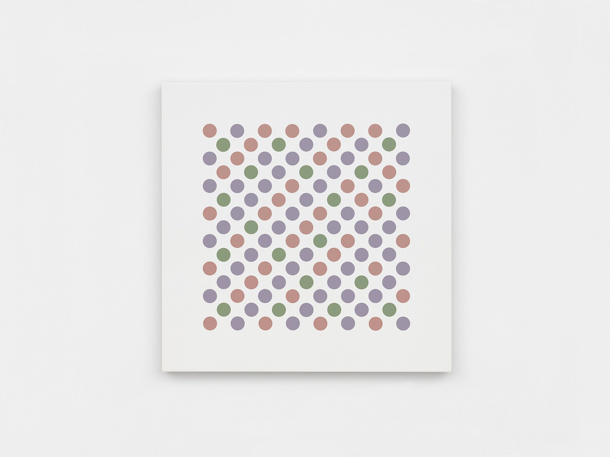A painting by Bridget Riley, titled Study for Measure for Measure 14, 2017.