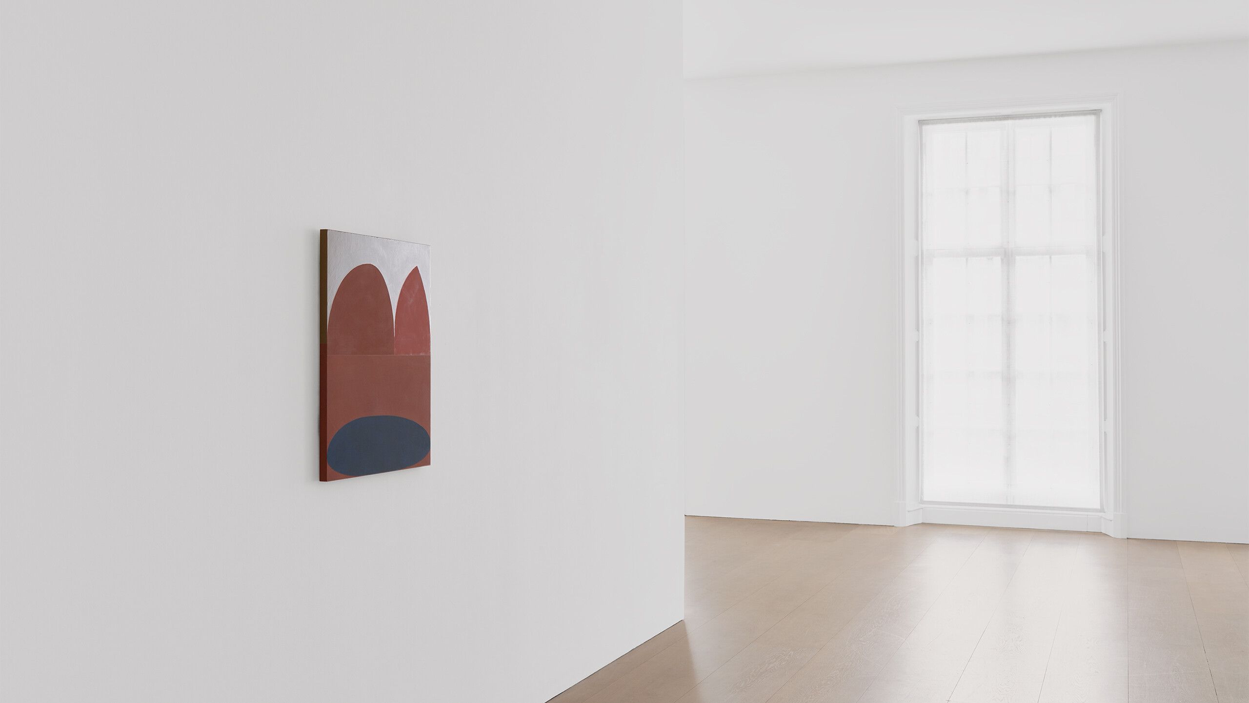 An Installation view, Suzan Frecon: recent paintings, oil and water, David Zwirner, London, dated 2022