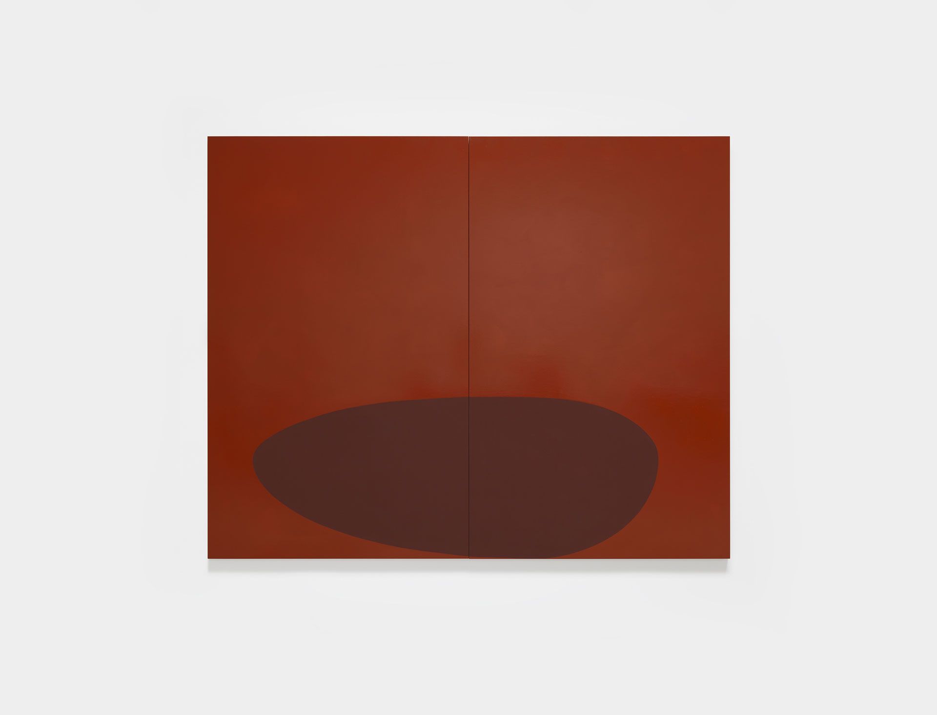 A painting by Susan Frecon, titled snaefellsjoekull pozzuoli, dated 2017.