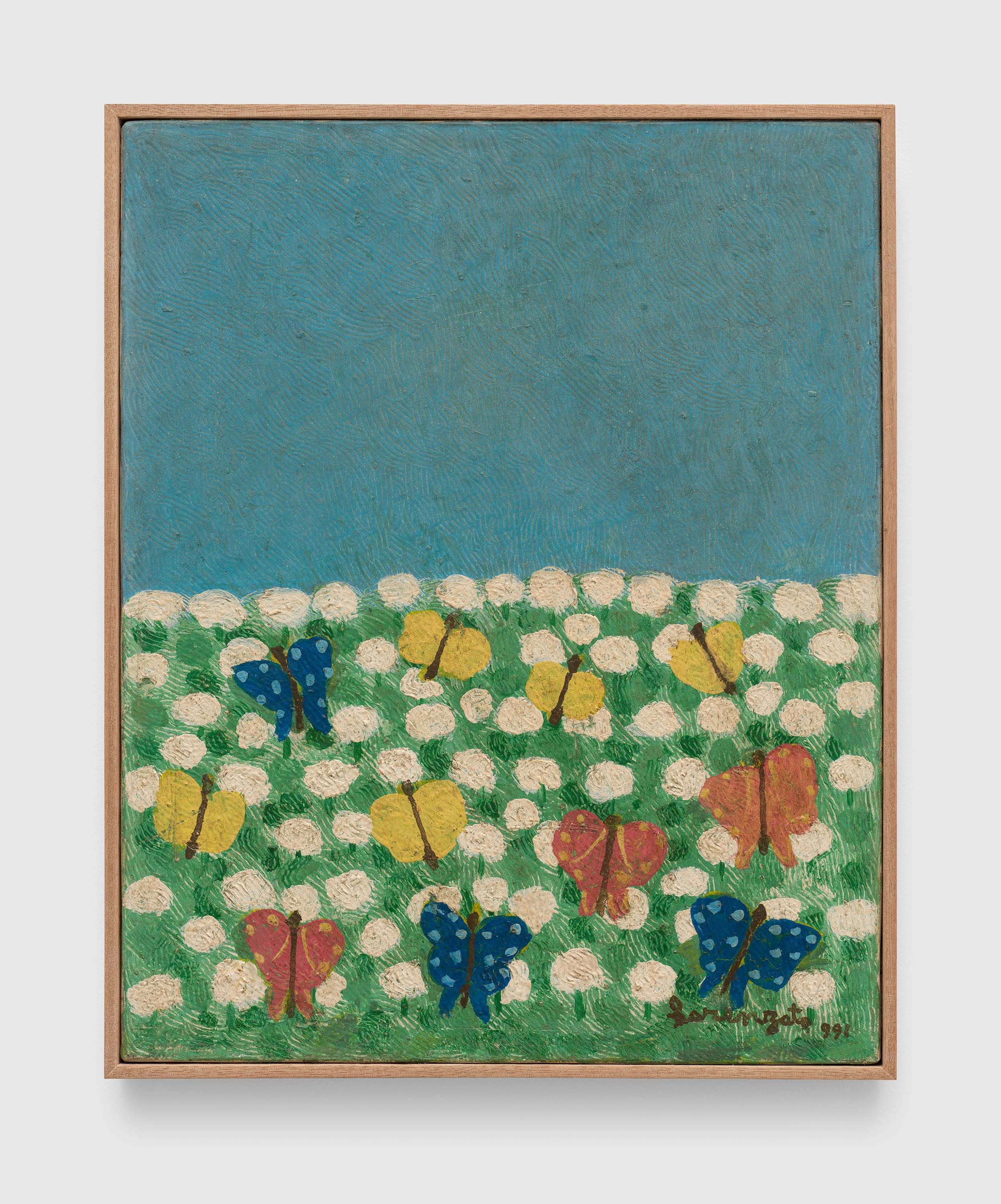 A painting by Amadeo Luciano Lorenzato, titled Sem título (Untitled), dated 1991.