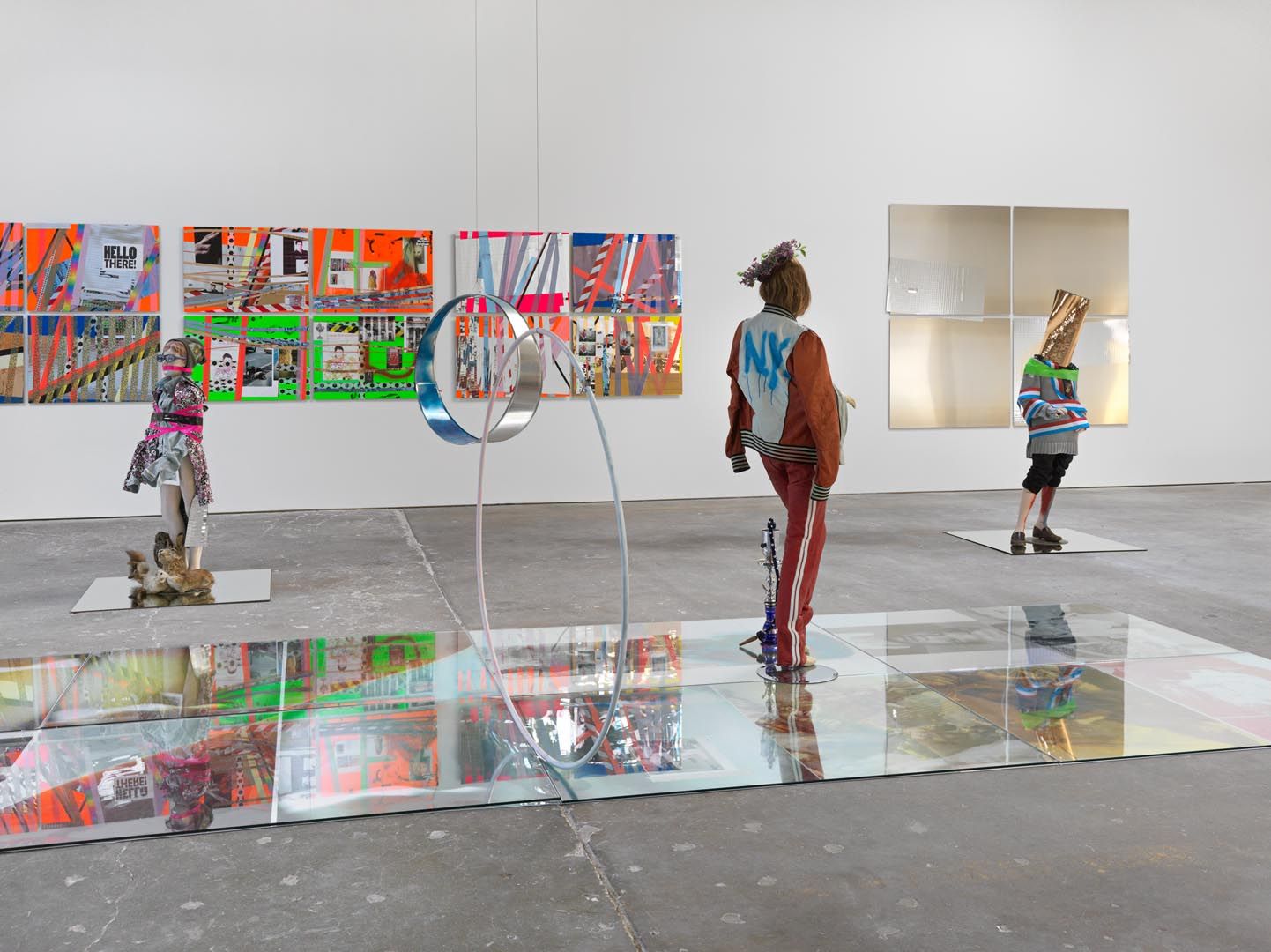 An installation view of the exhibition Isa Genzken, at David Zwirner New York, dated 2015.