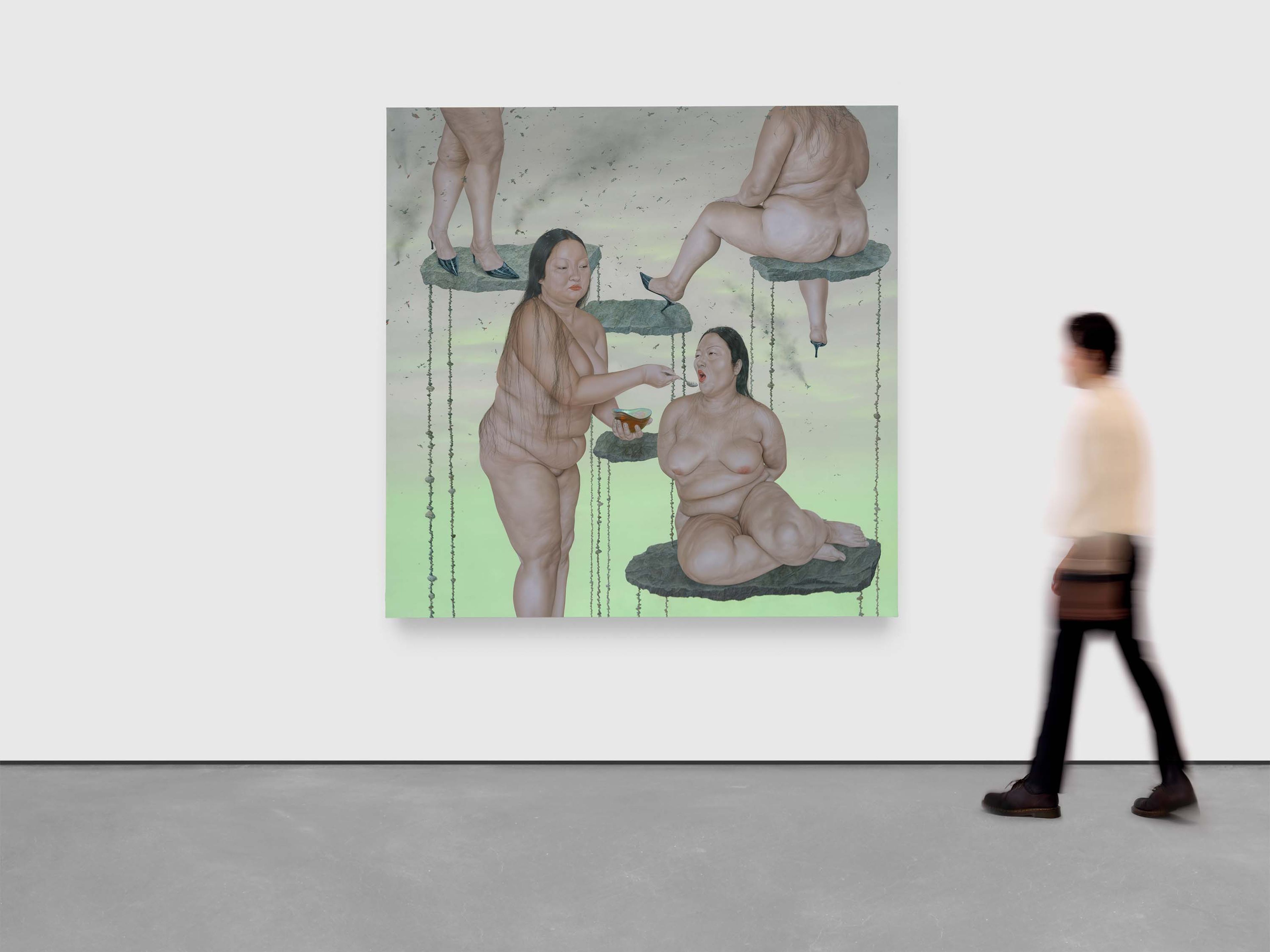 A painting by Sasha Gordon, titled Husbandry Heaven, dated 2025.