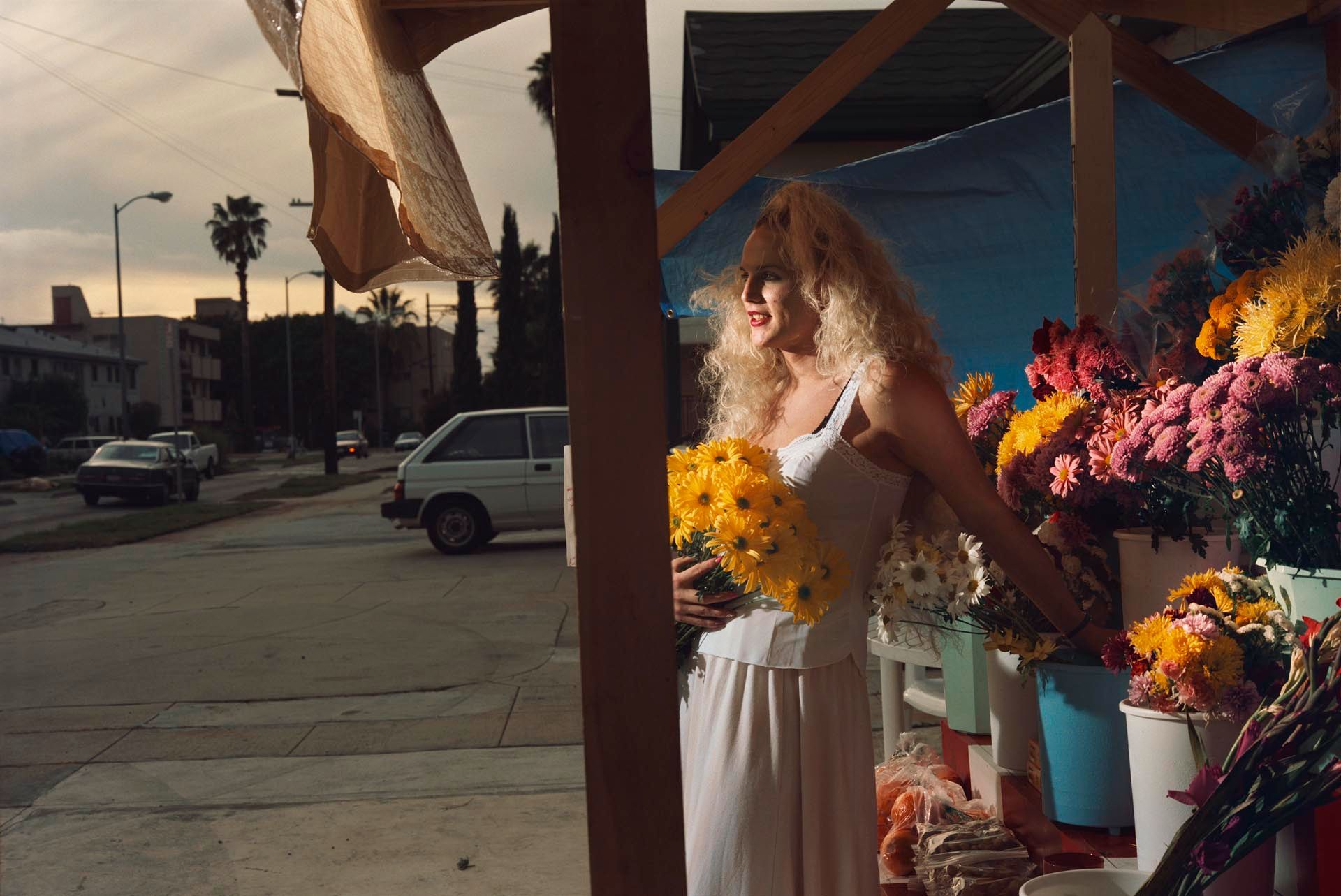 A photograph by Philip-Lorca diCorcia, titled Champagne, 19 years old, California, $25, dated 1990 to 1992.