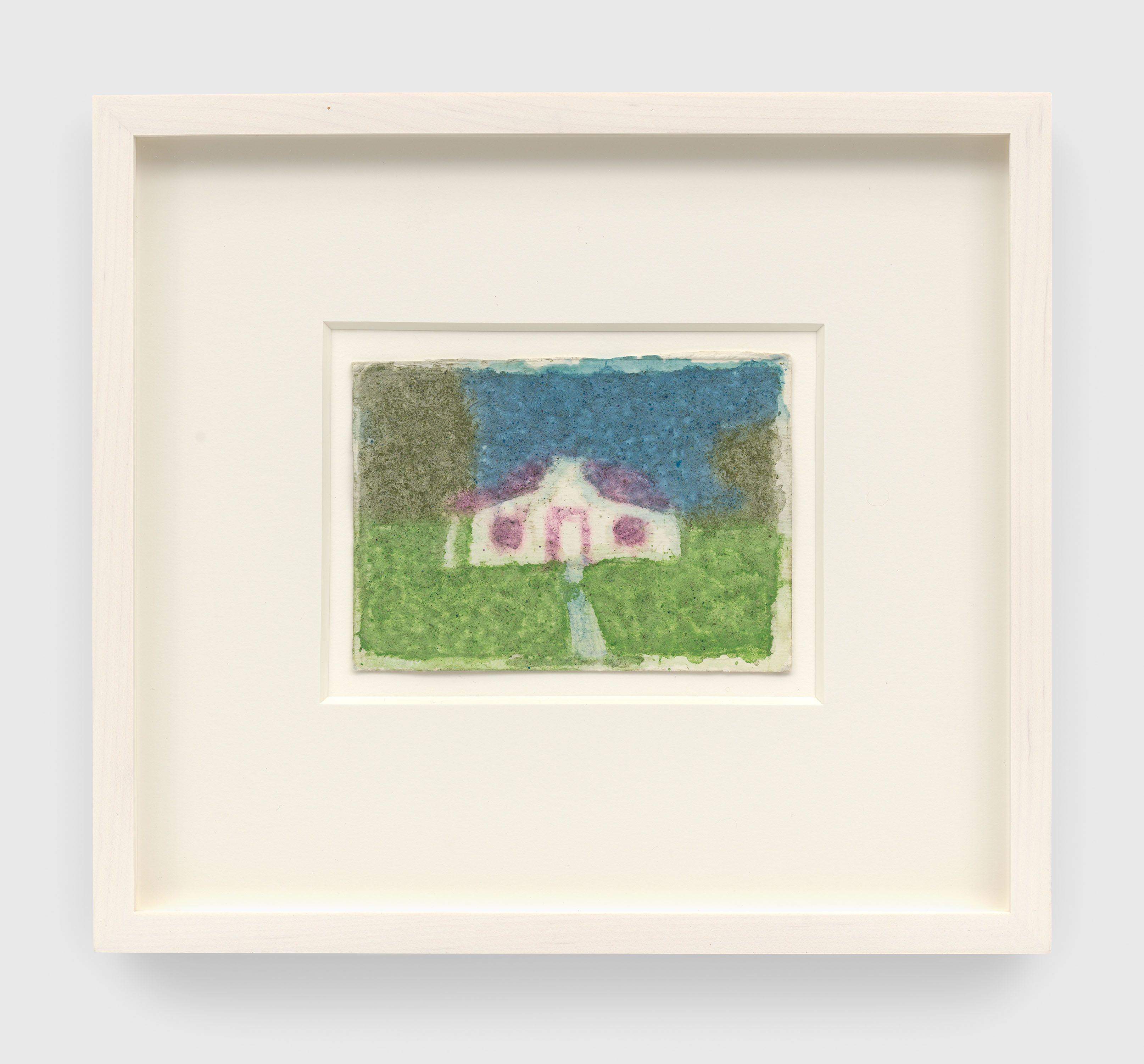 A mixed media artwork by James Castle, titled Untitled (house), n.d.