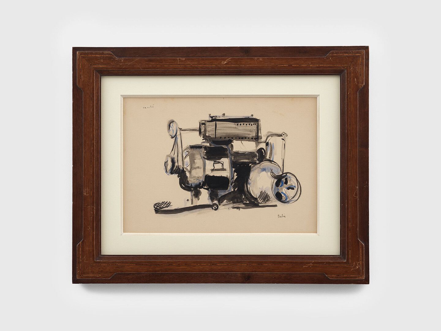 A drawing by Francis Picabia, titled Vanit√©, translated as Vanity, dated 1916 to 1918.