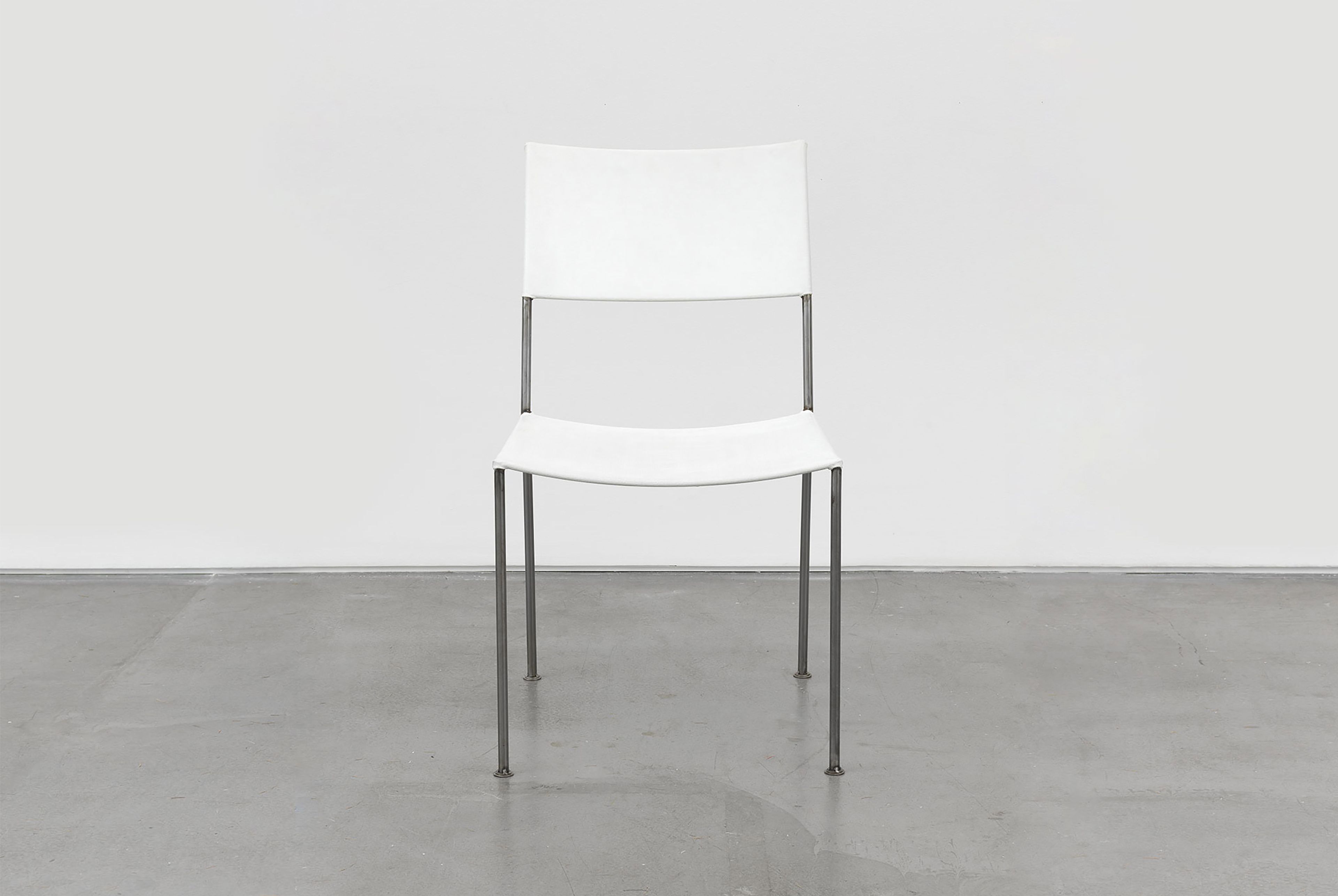 A furniture work by Franz West, titled Textilstuhl (Textile Chair), dated 2012/2015