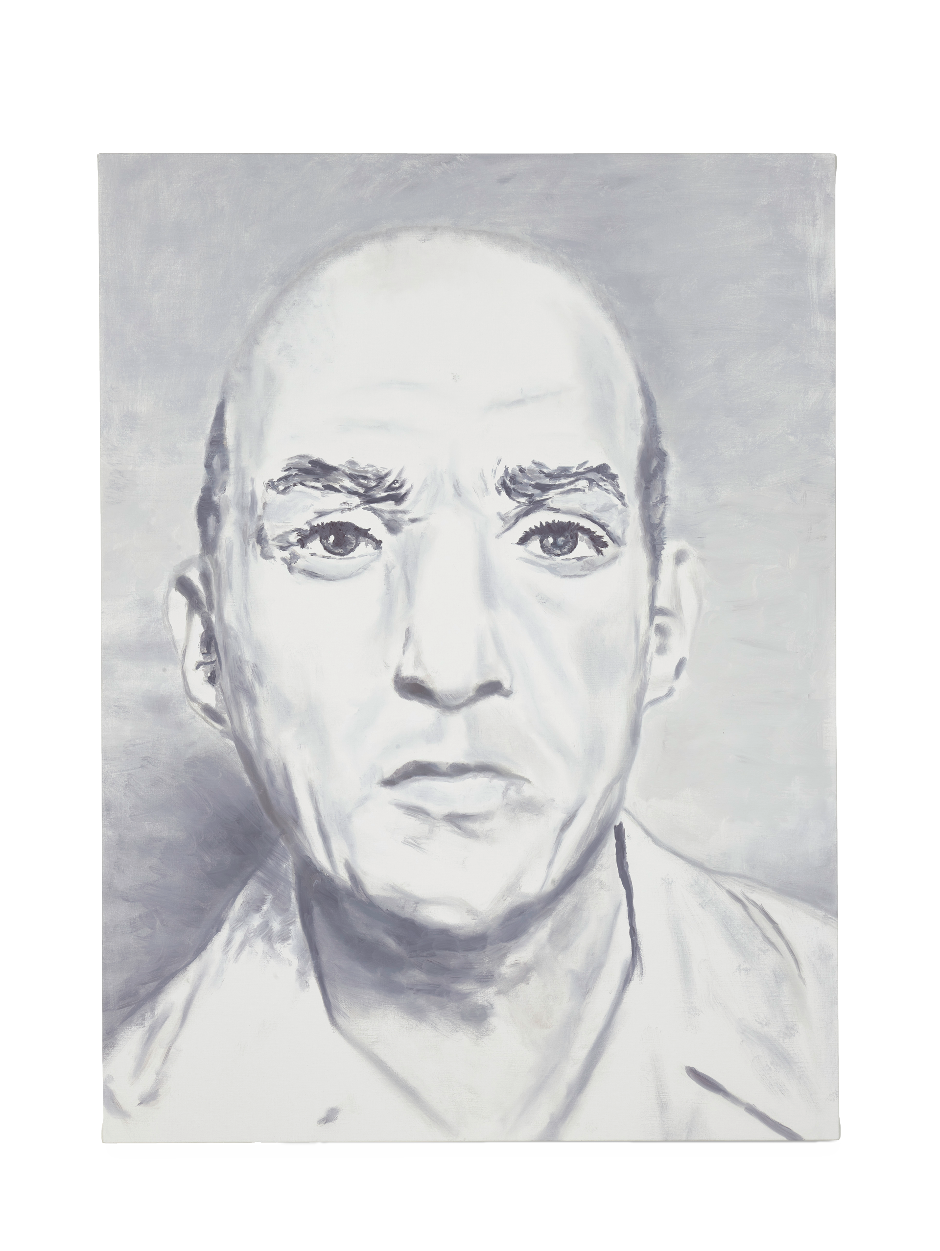A painting by Luc Tuymans titled Anonymous I, dated 2018.